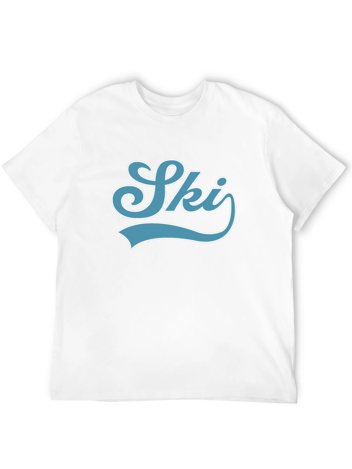 Retro Ski Graphic T-Shirt - Black