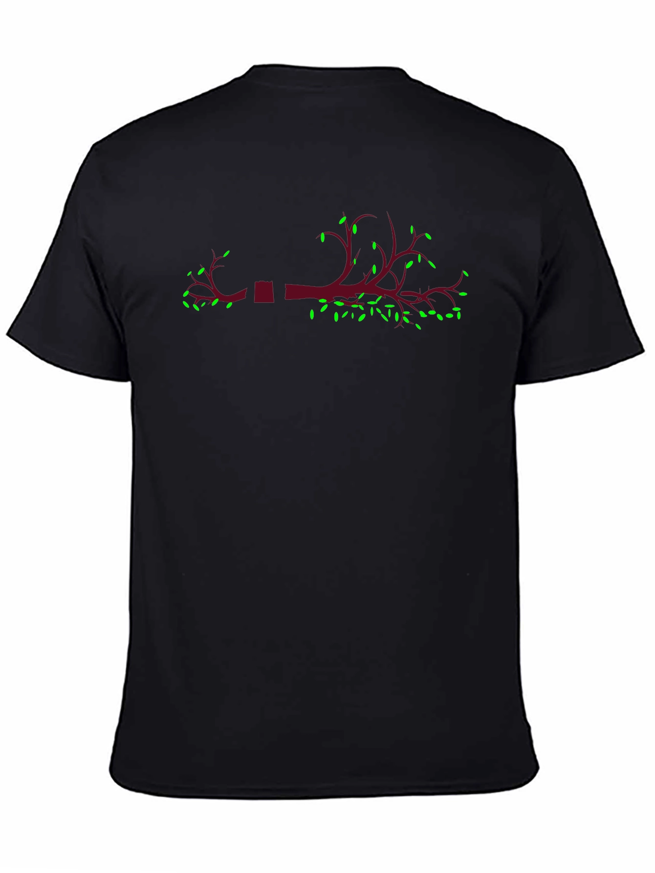 Nature Branch Graphic T-Shirt - Black