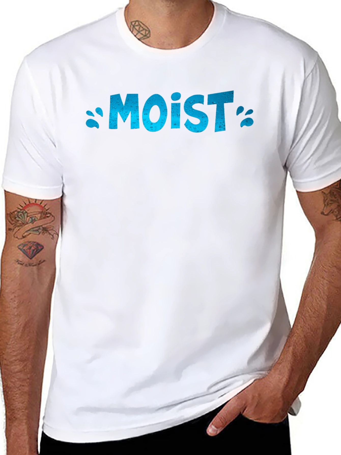 Moist Graphic T-Shirt - Novelty Design