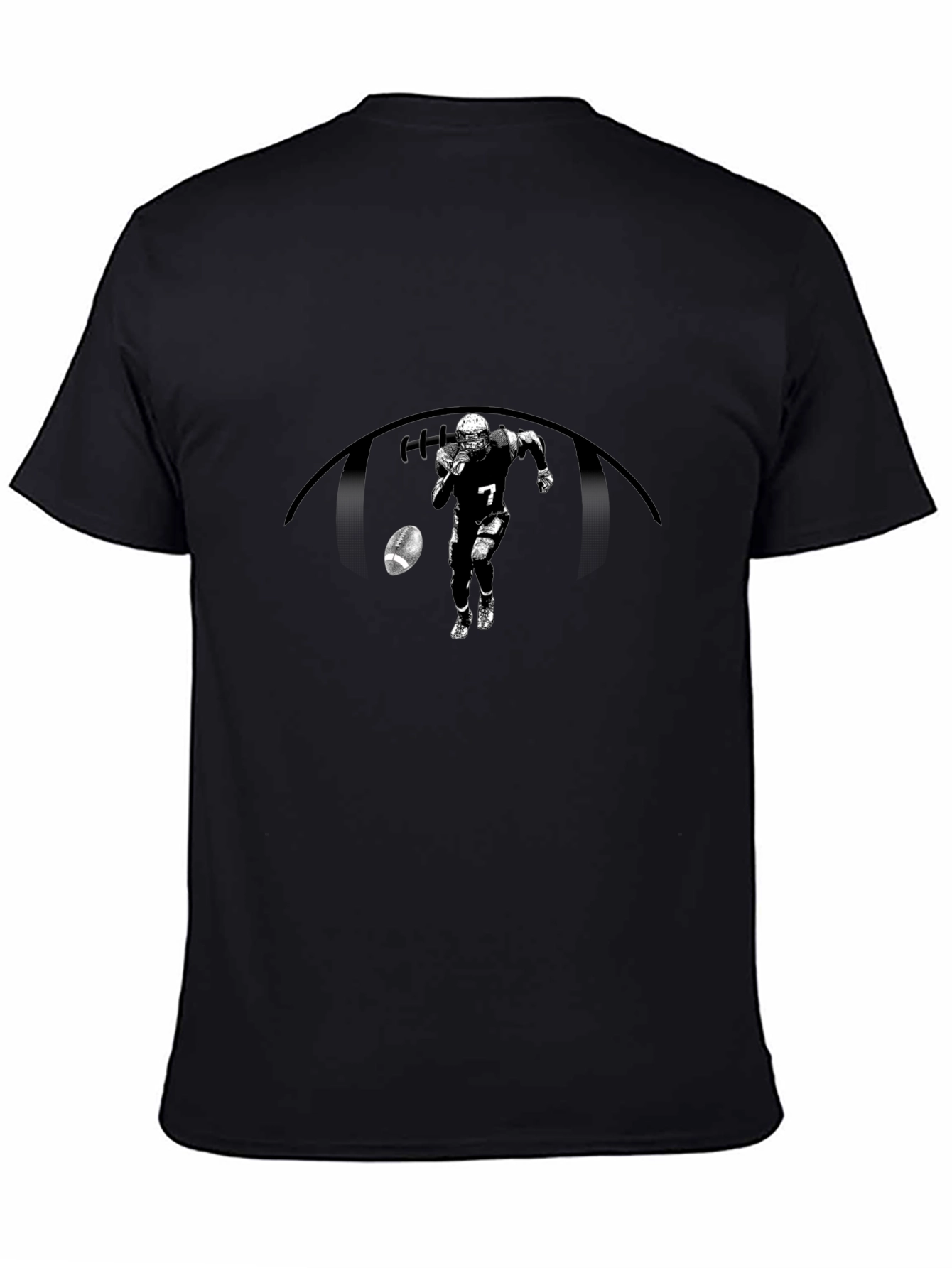 Football Player Graphic T-Shirt