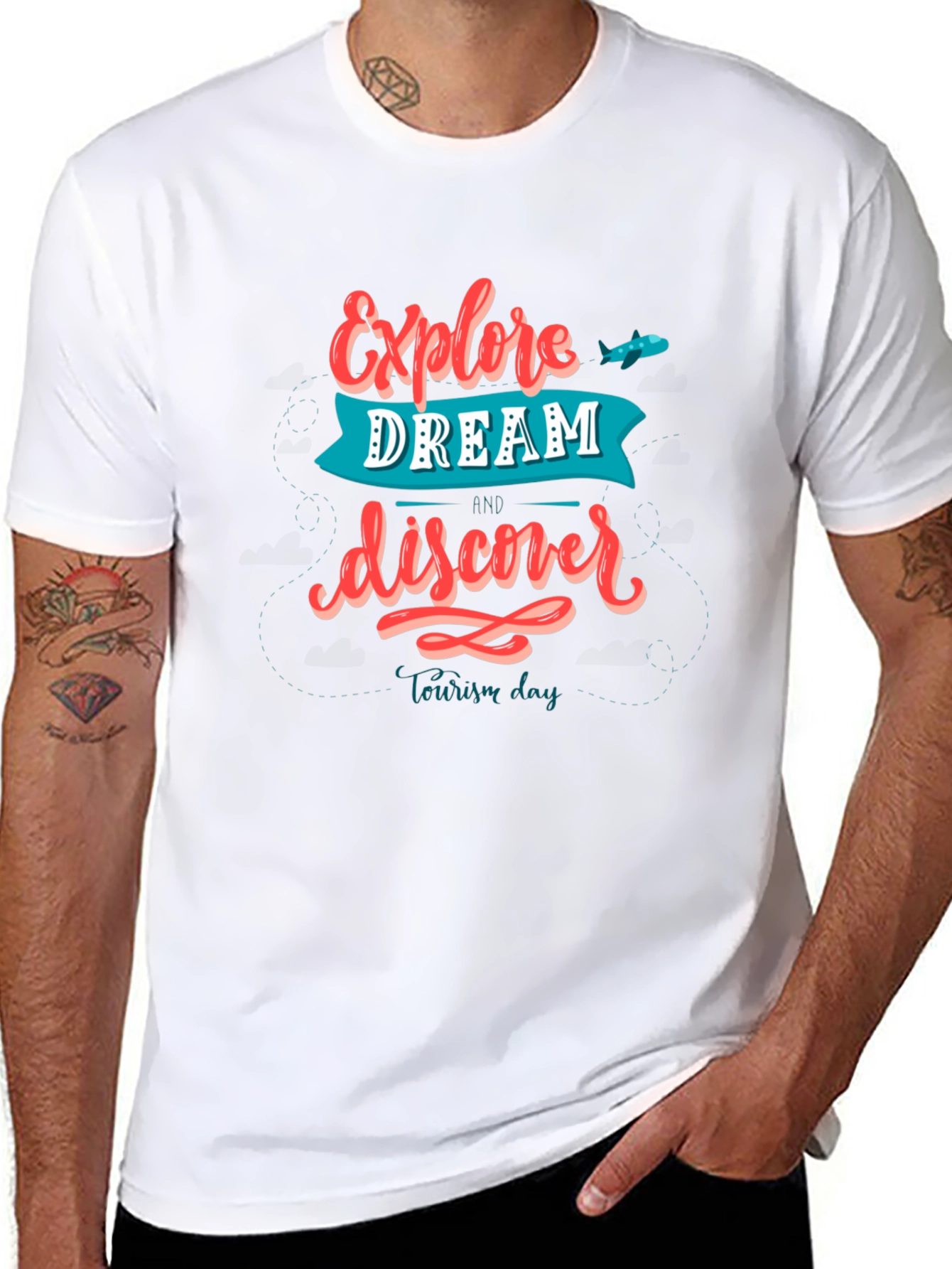 Explore Dream Discover T-Shirt - Travel Tee