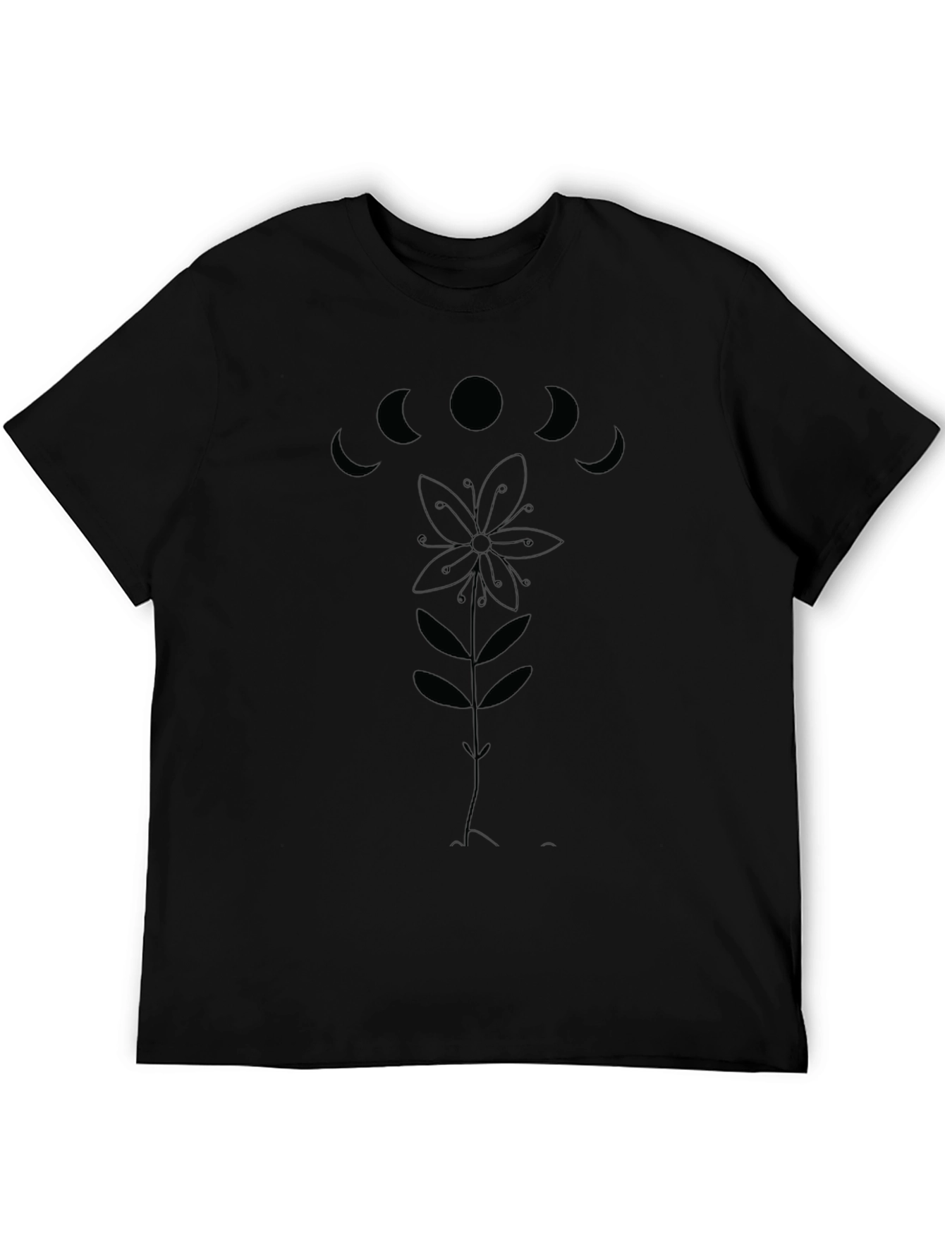 Mystic Moon Flower Graphic Tee