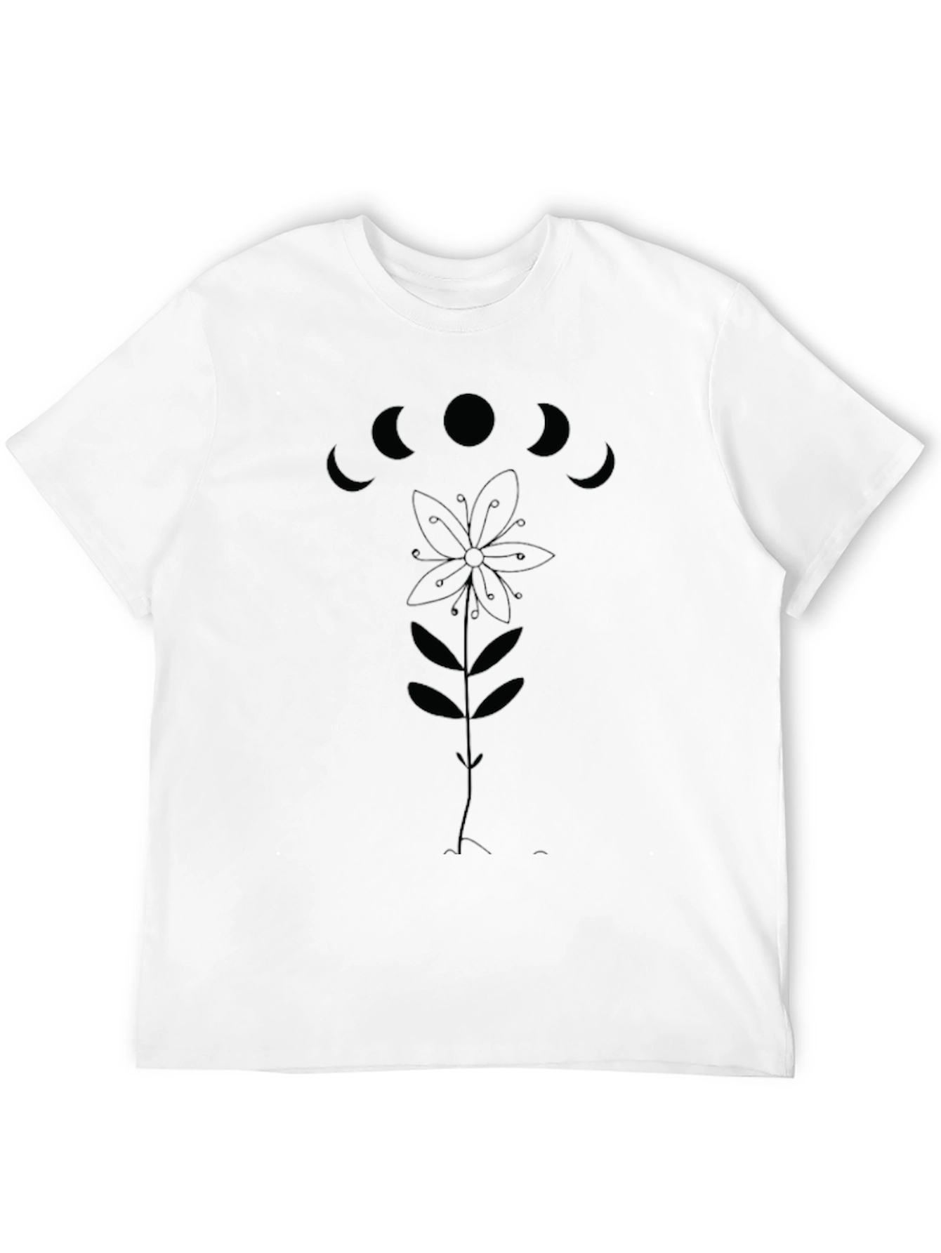 Mystic Moon Flower Graphic Tee