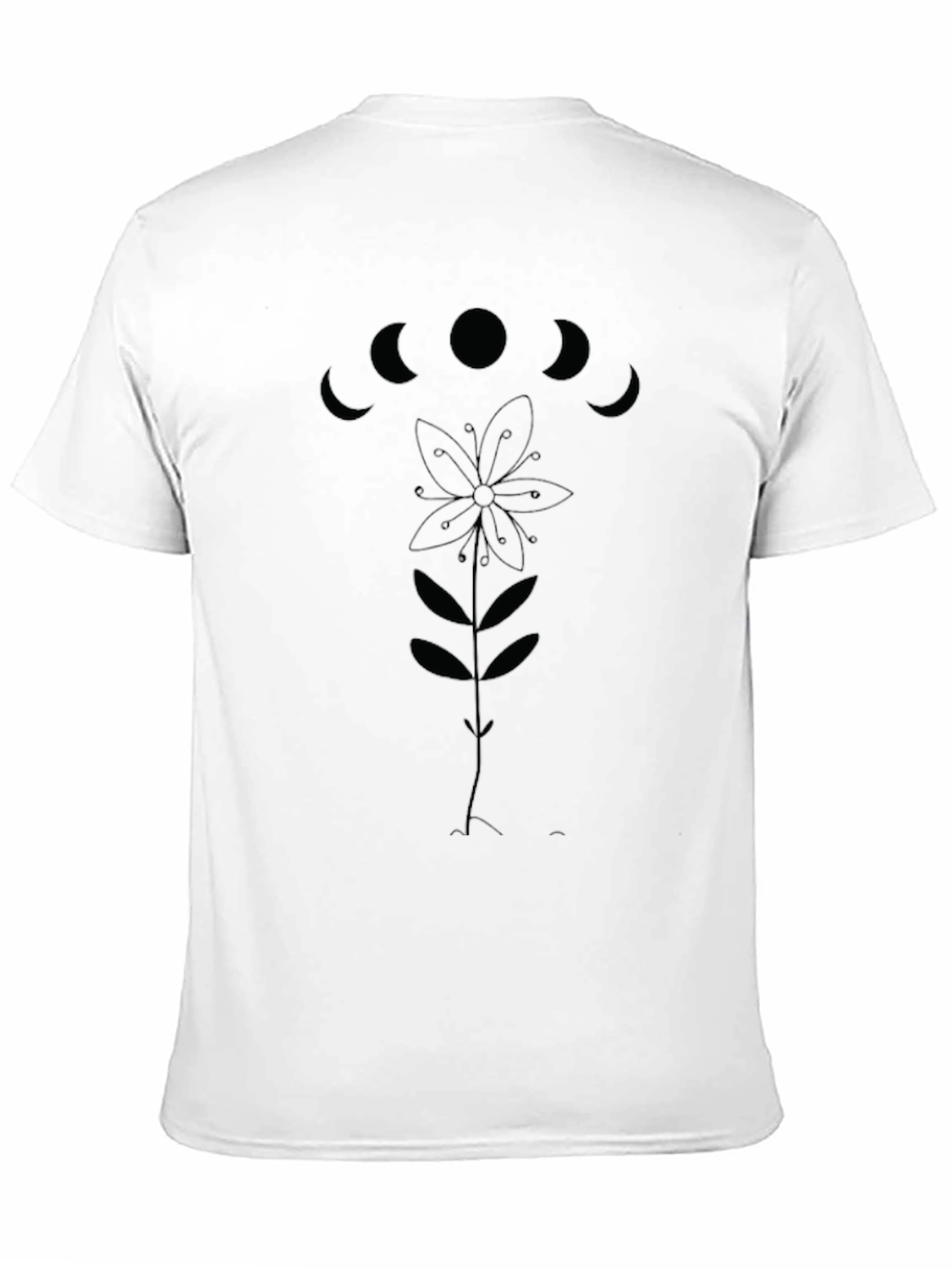 Mystic Moon Flower Graphic Tee