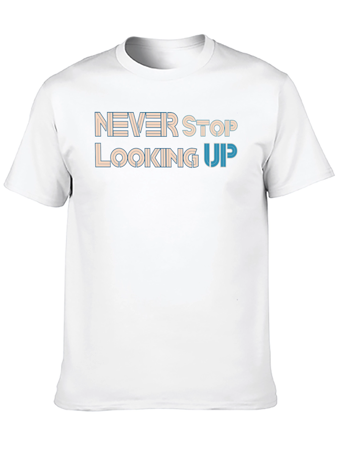 Never Stop Looking Up Black T-Shirt