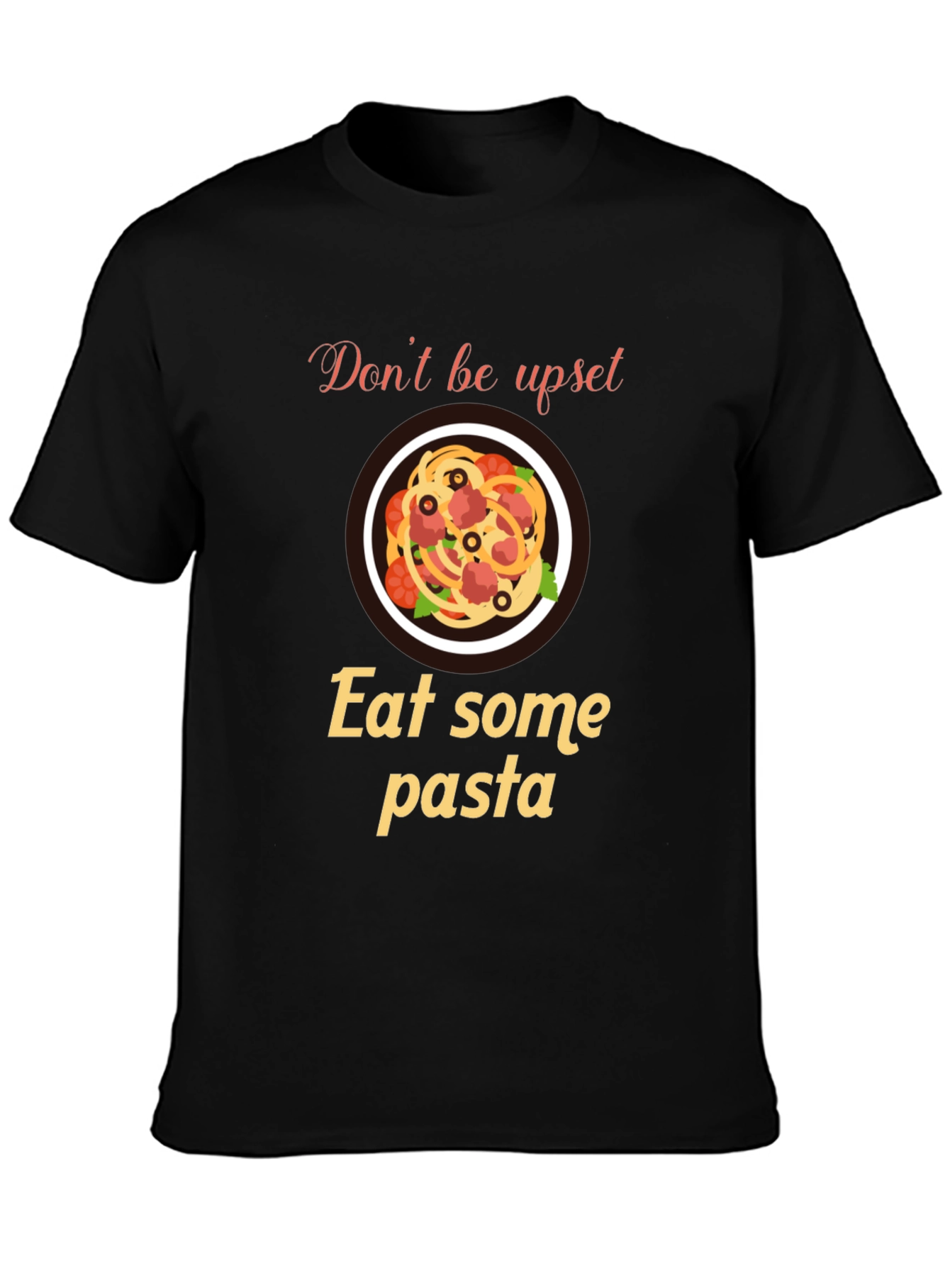Eat Pasta Graphic Tee - Comfort Food T-Shirt