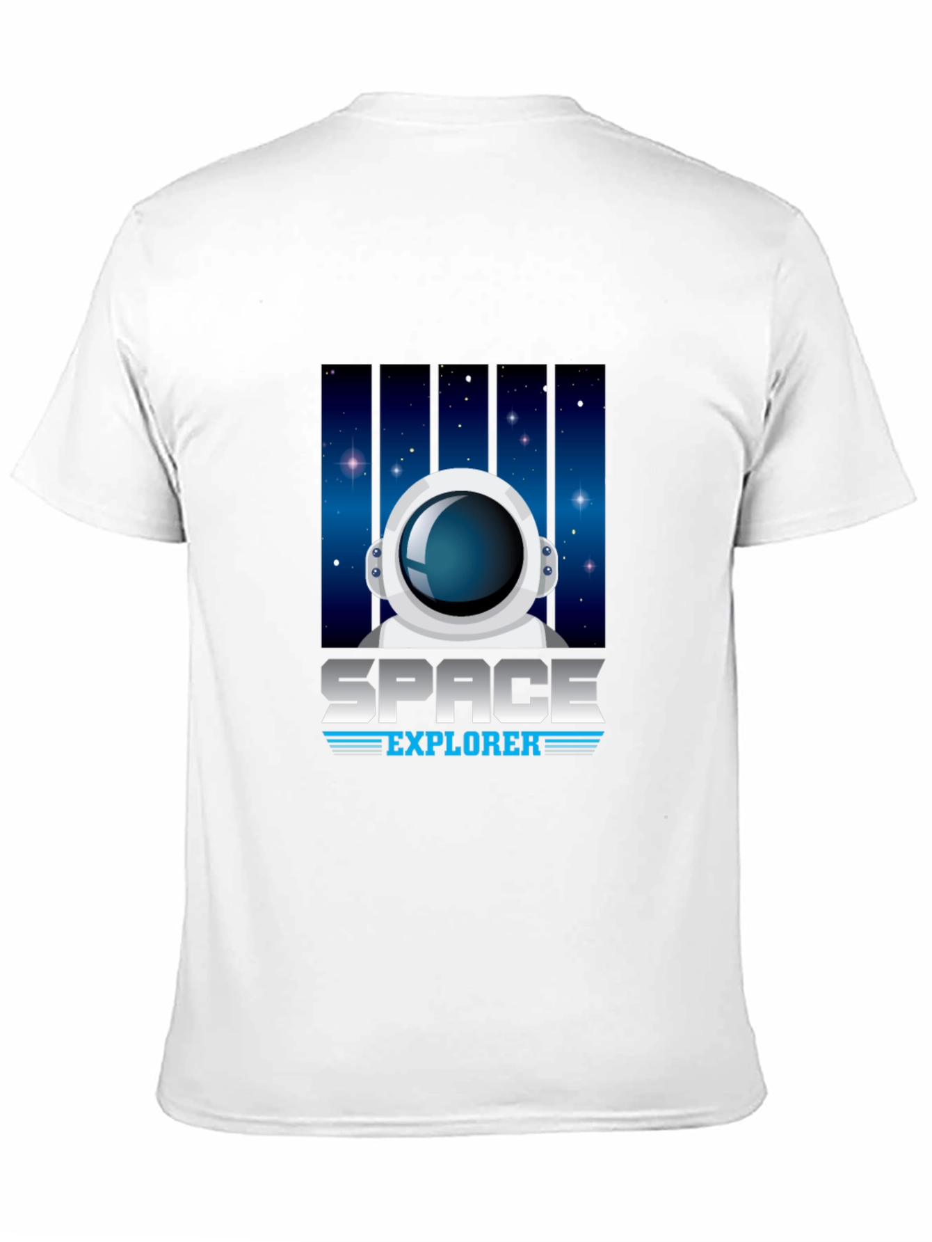 Space Explorer Black T-Shirt