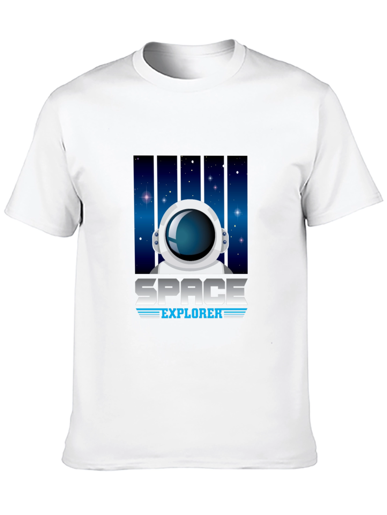 Space Explorer Black T-Shirt