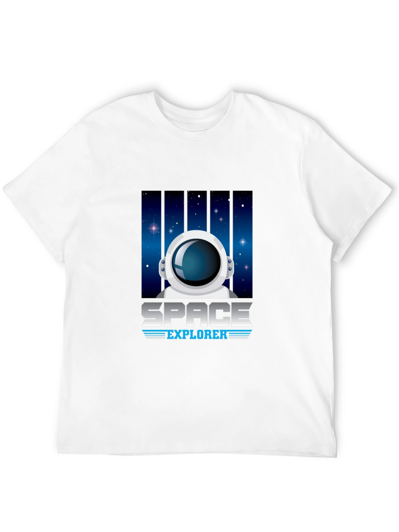 Space Explorer Black T-Shirt