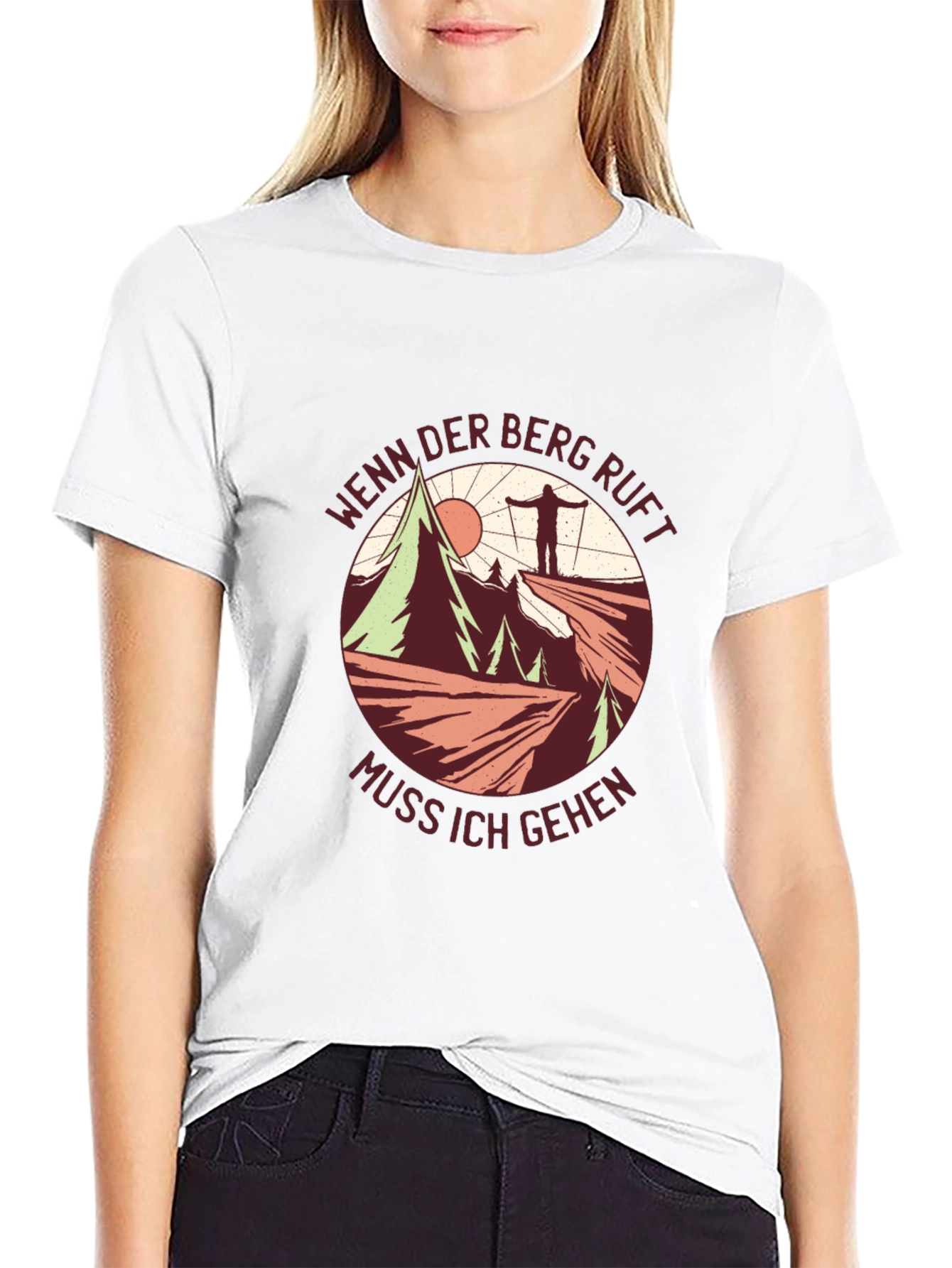 Mountain Calling T-Shirt - Hiker Adventure Tee