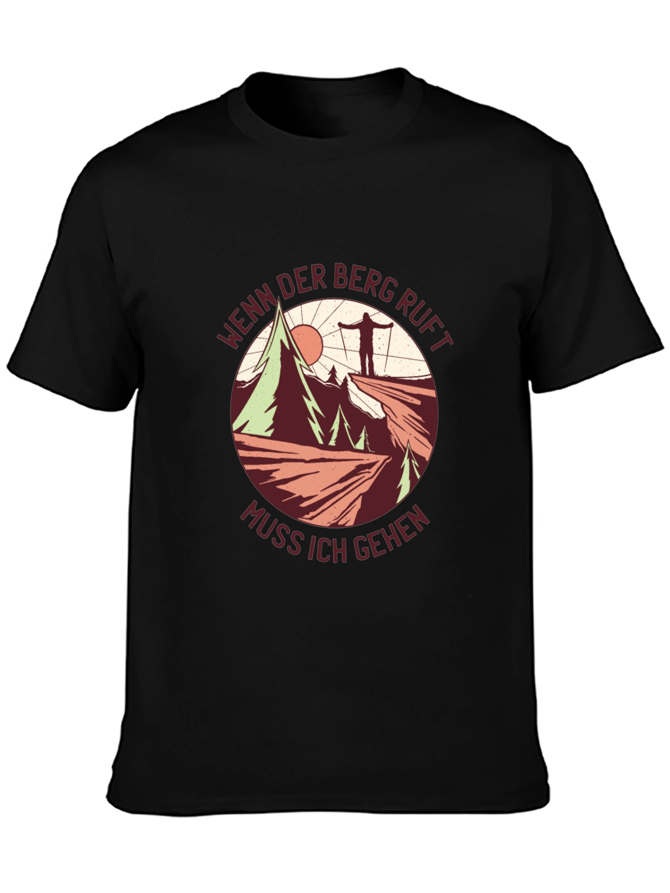 Mountain Calling T-Shirt - Hiker Adventure Tee