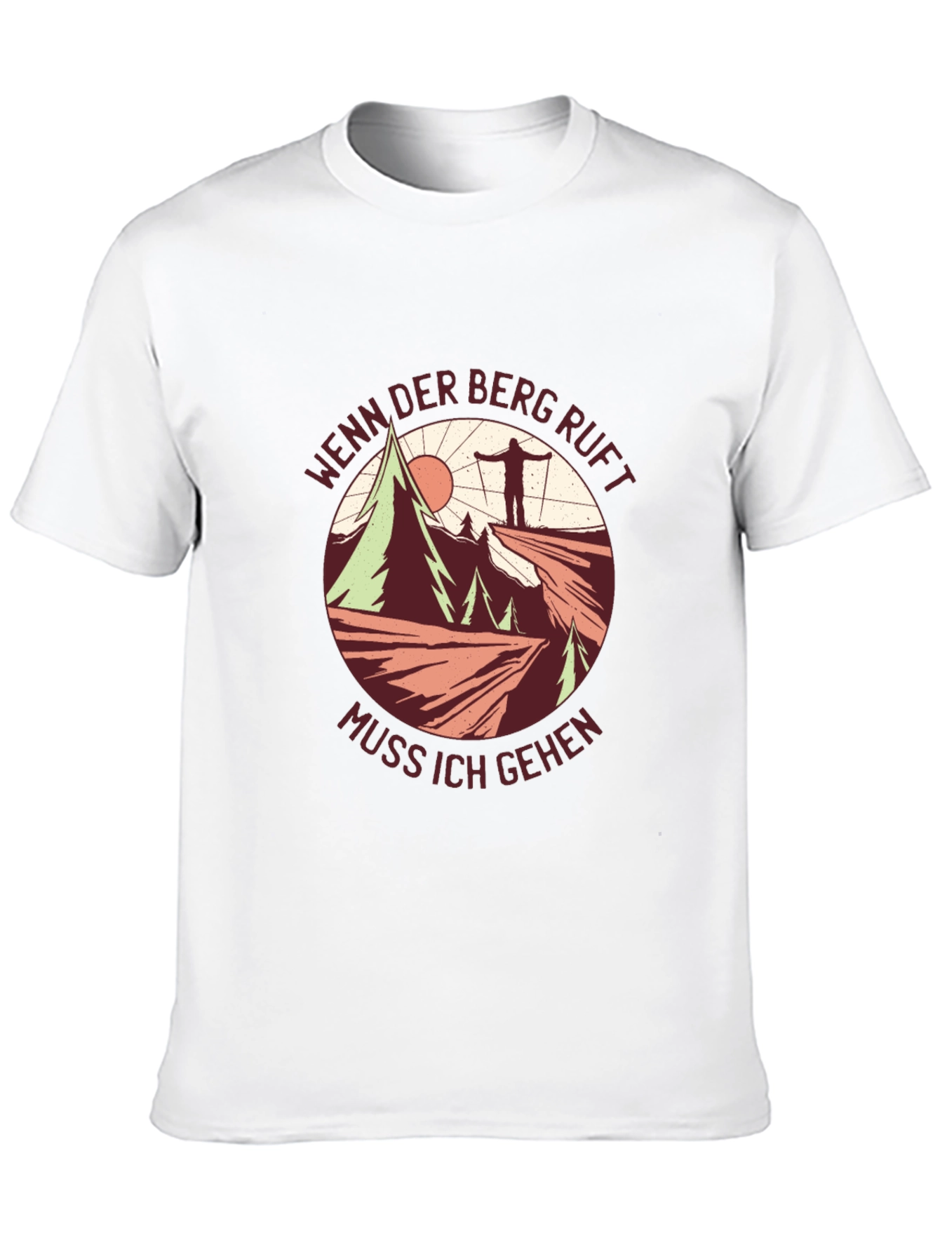Mountain Calling T-Shirt - Hiker Adventure Tee