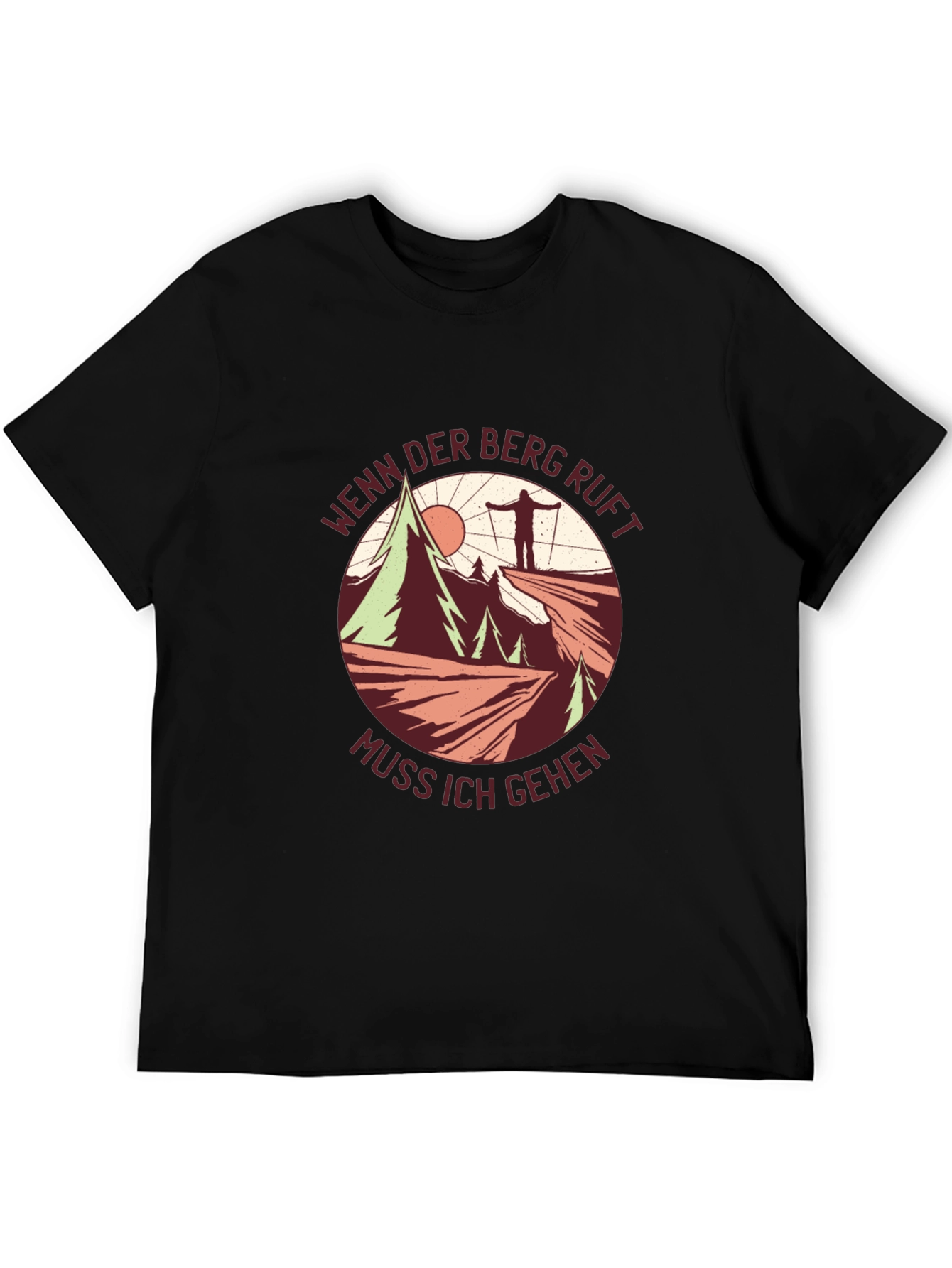 Mountain Calling T-Shirt - Hiker Adventure Tee