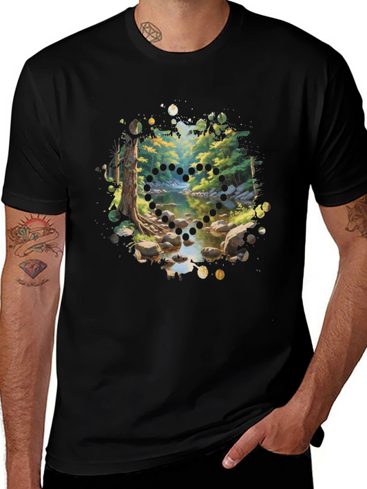 Nature Stream Heart T-Shirt