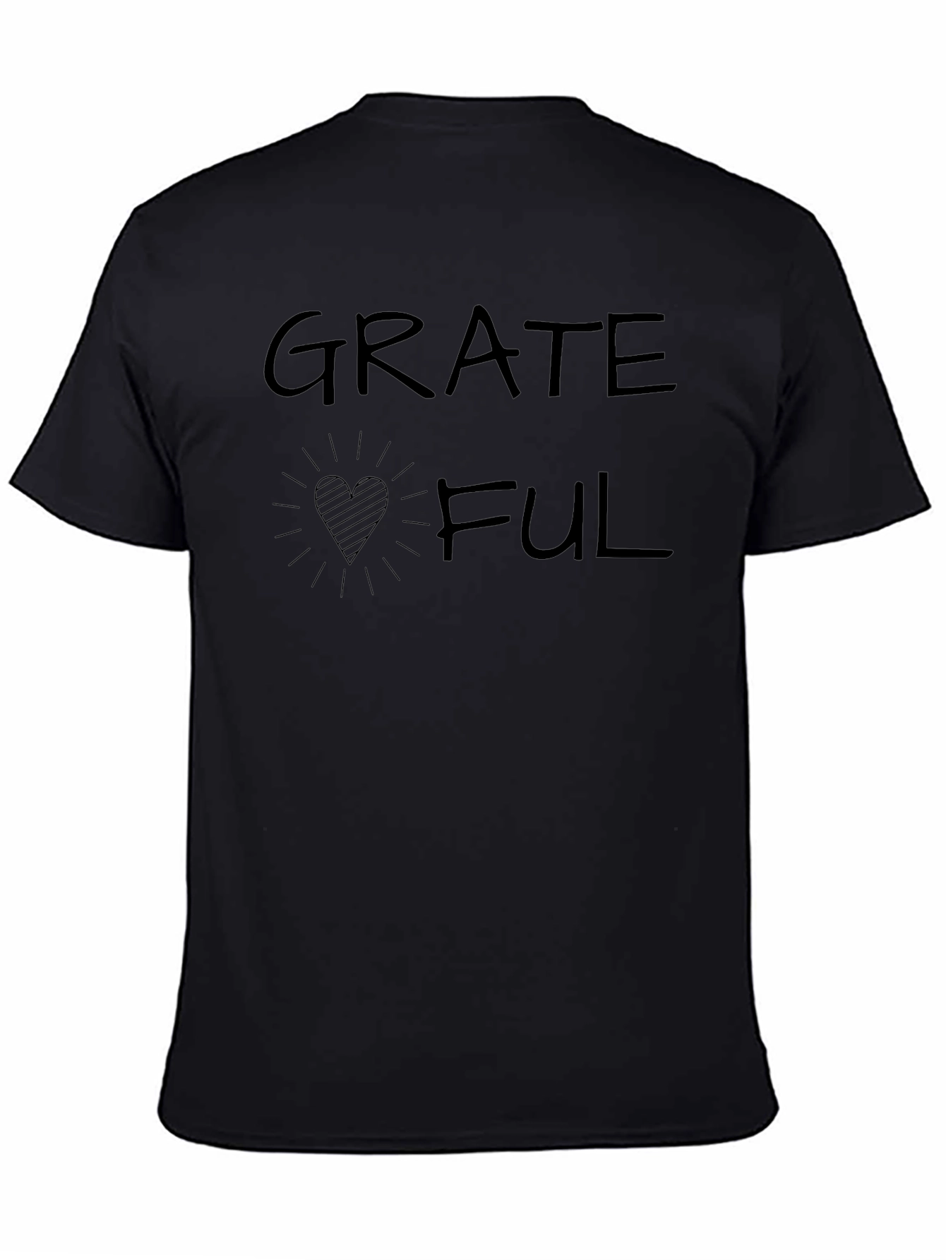 Grateful Heart Graphic T-Shirt - Casual Comfort