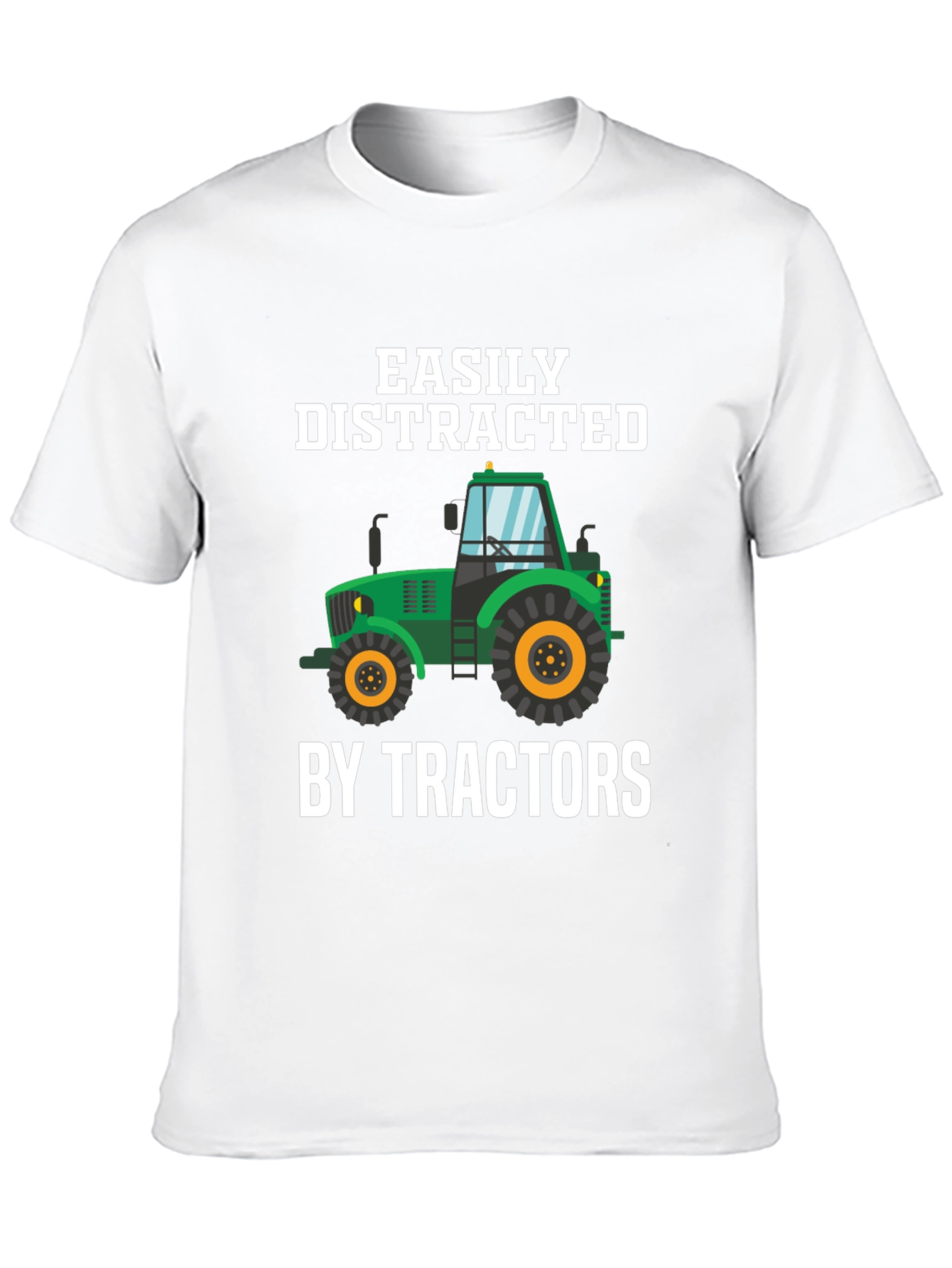 Easily Distracted By Tractors Tee