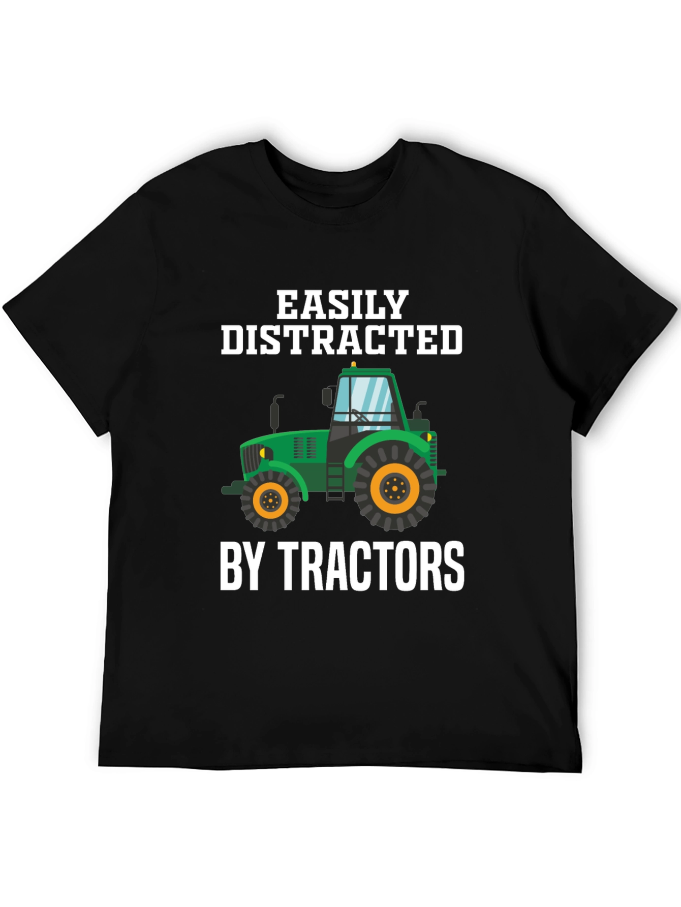 Easily Distracted By Tractors Tee