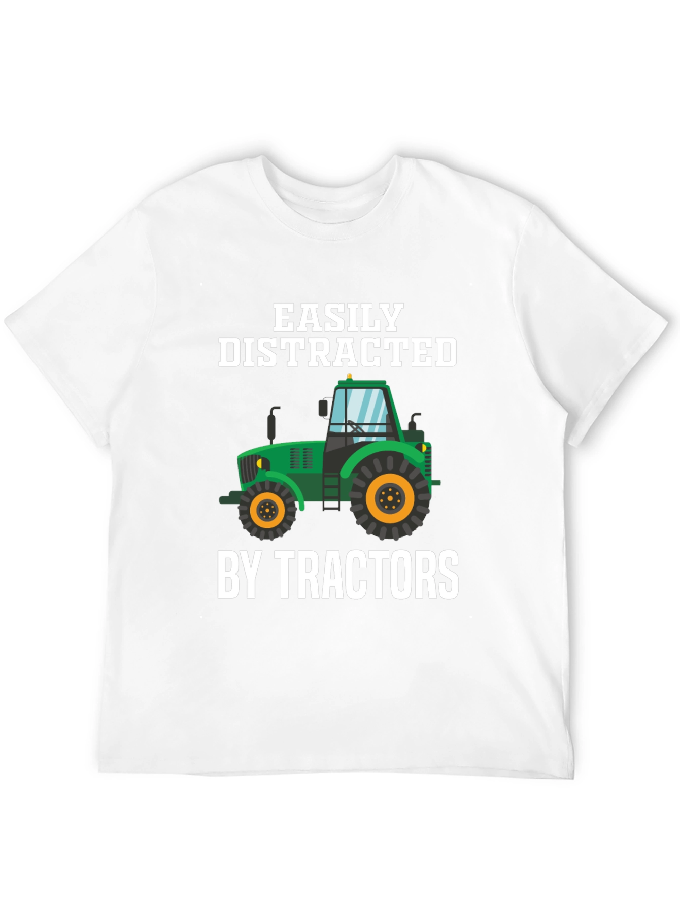 Easily Distracted By Tractors Tee