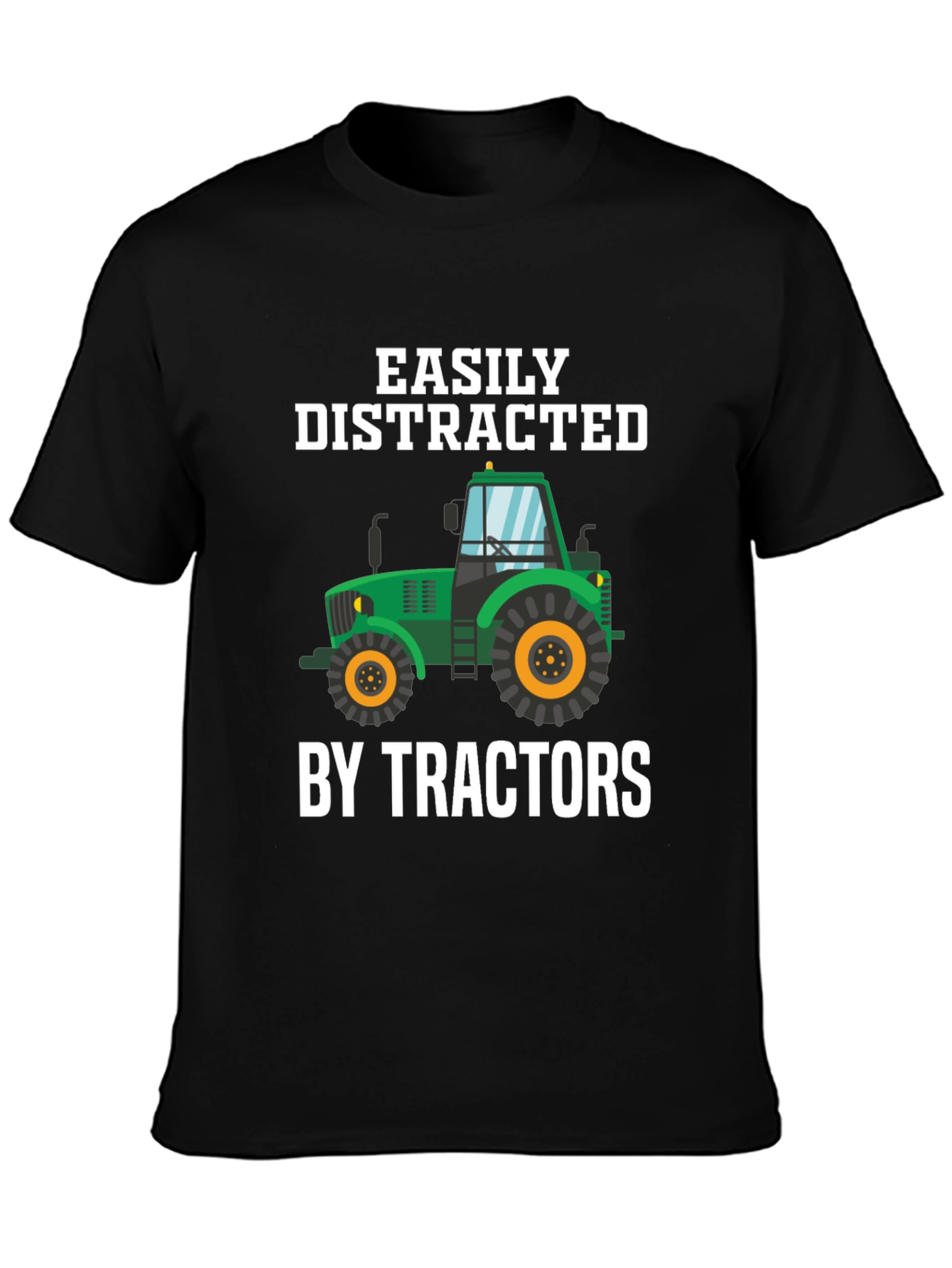 Easily Distracted By Tractors Tee