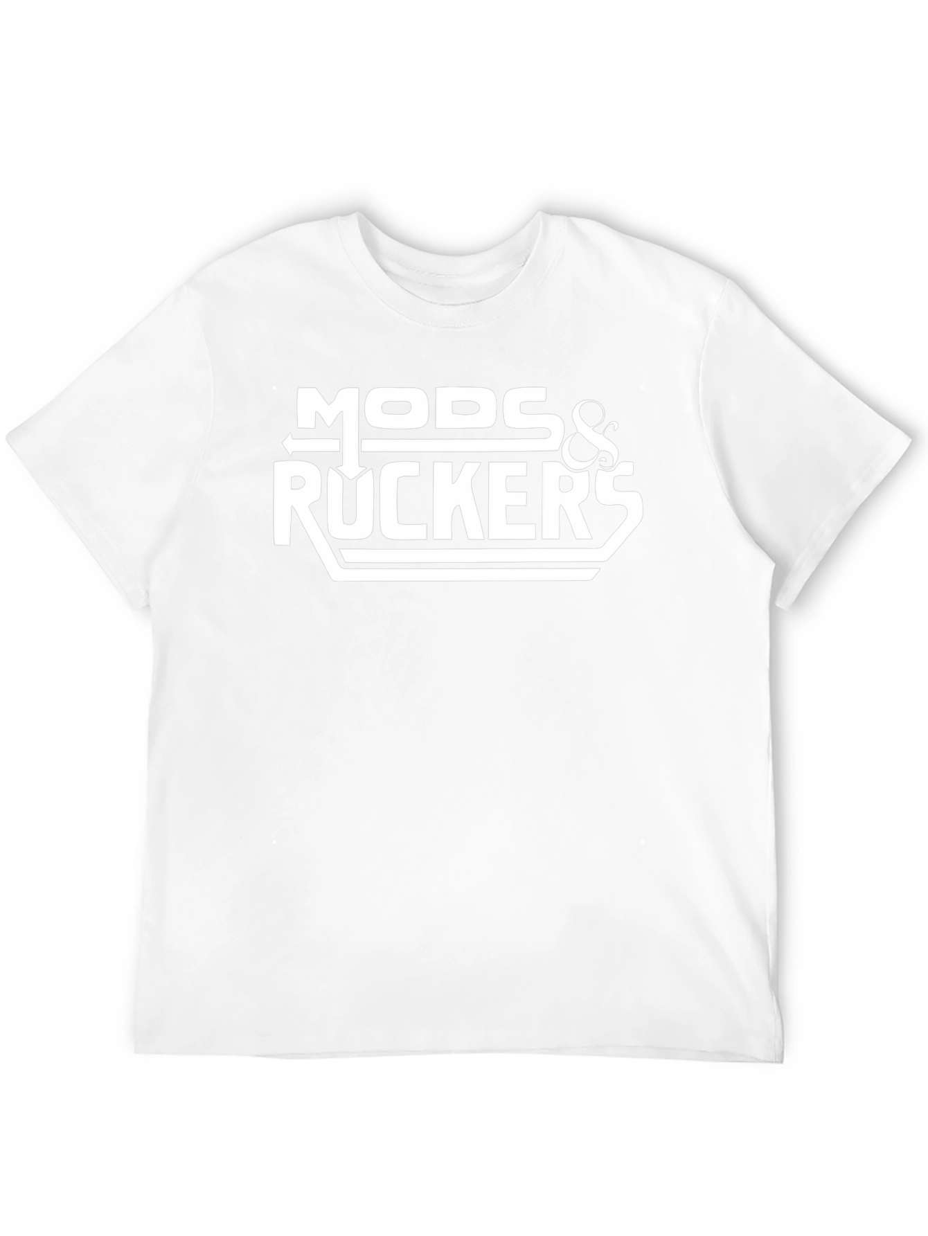 Mods & Rockers Graphic T-Shirt - Cool Retro Design