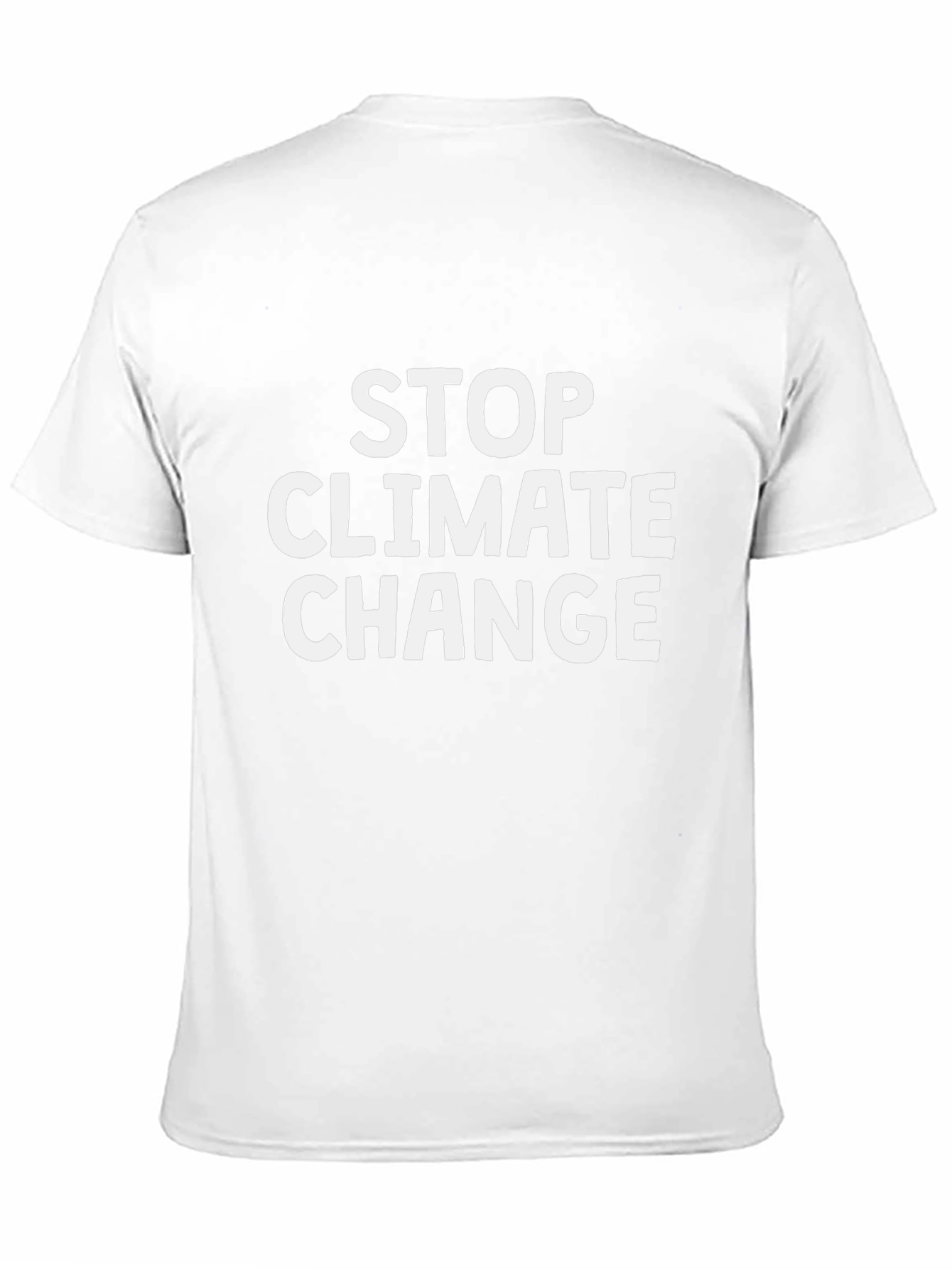 Stop Climate Change Graphic Tee - Eco-Friendly Fashion