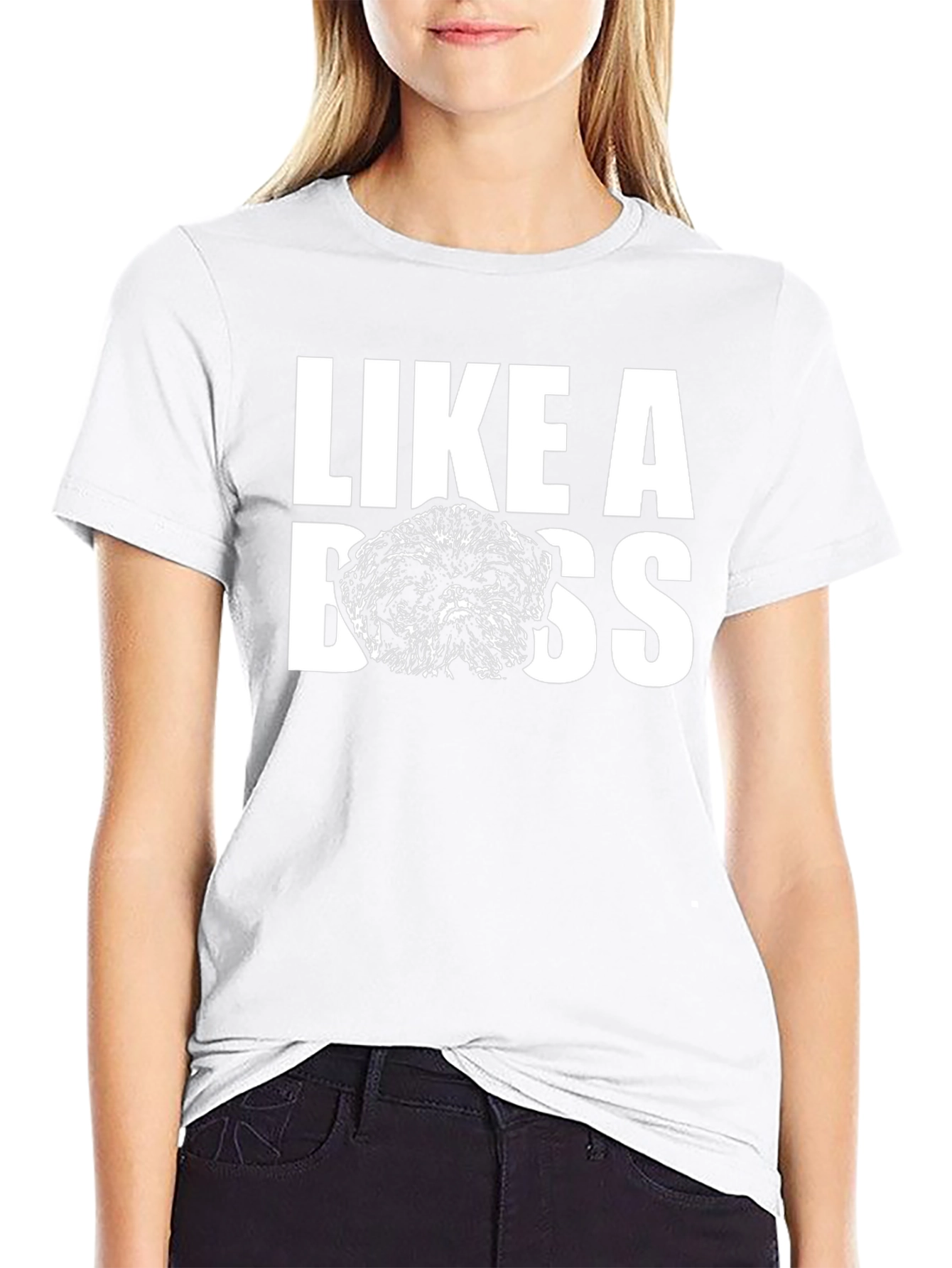 Like A Boss Shih Tzu T-Shirt