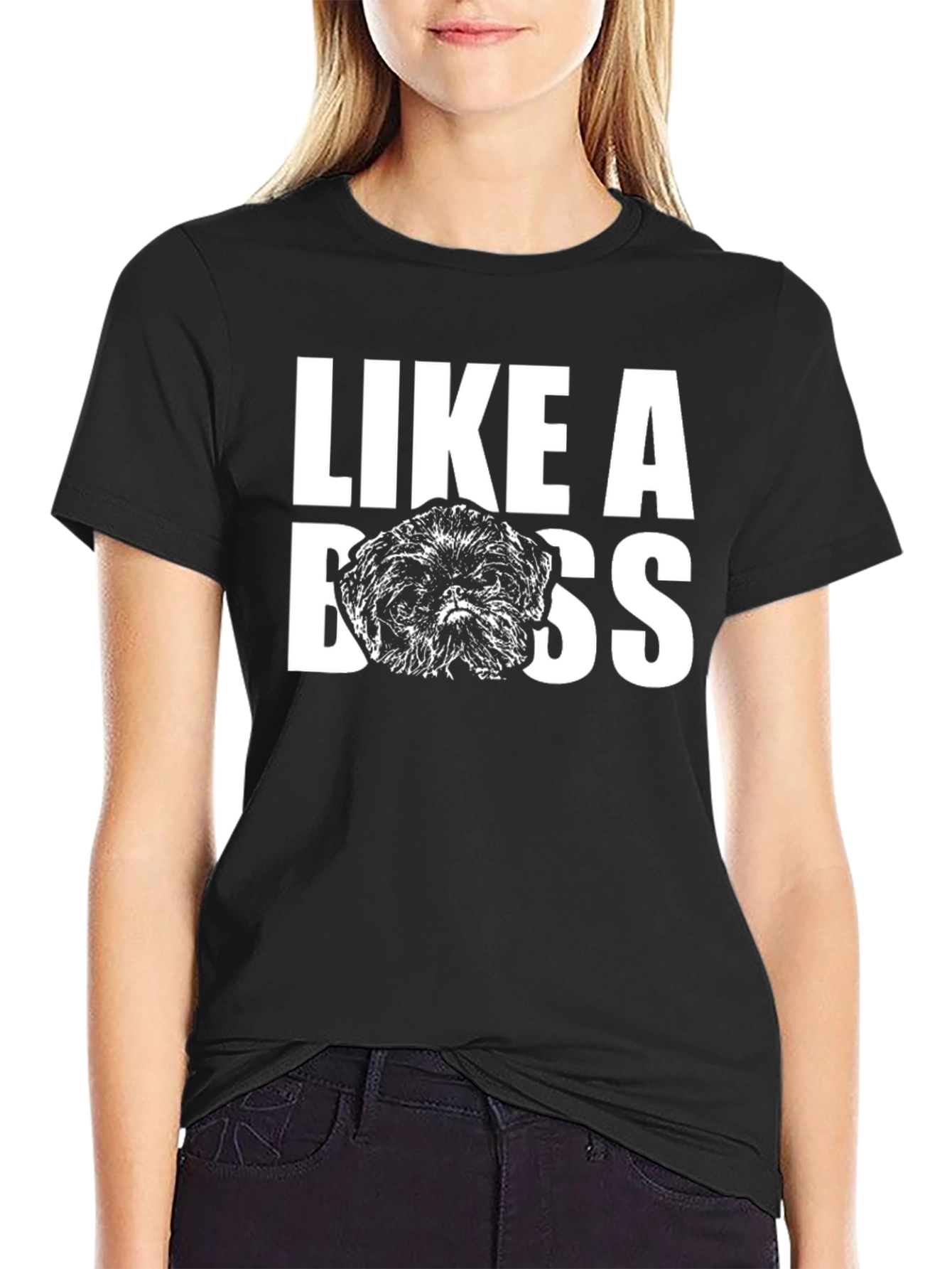 Like A Boss Shih Tzu T-Shirt