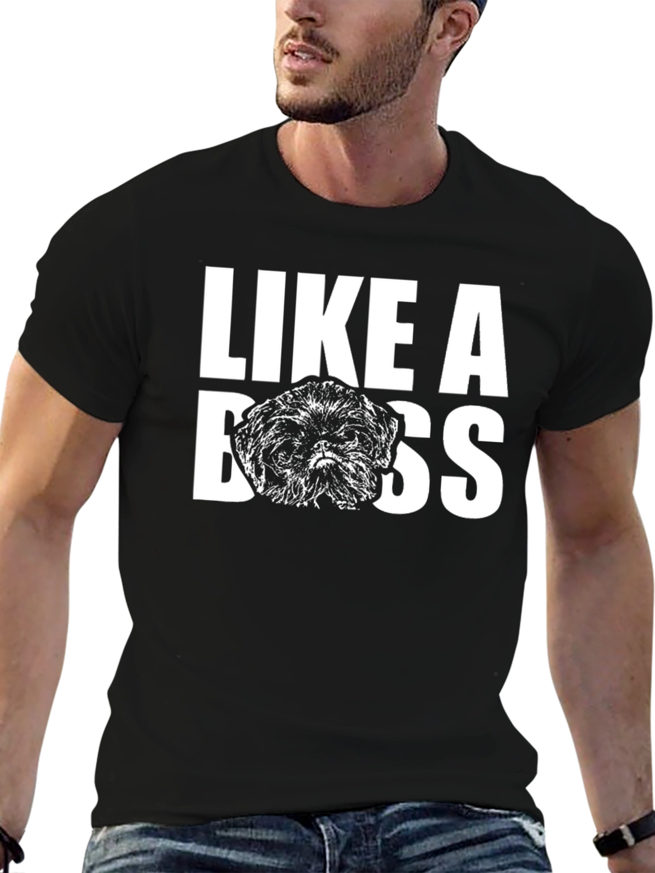 Like A Boss Shih Tzu T-Shirt