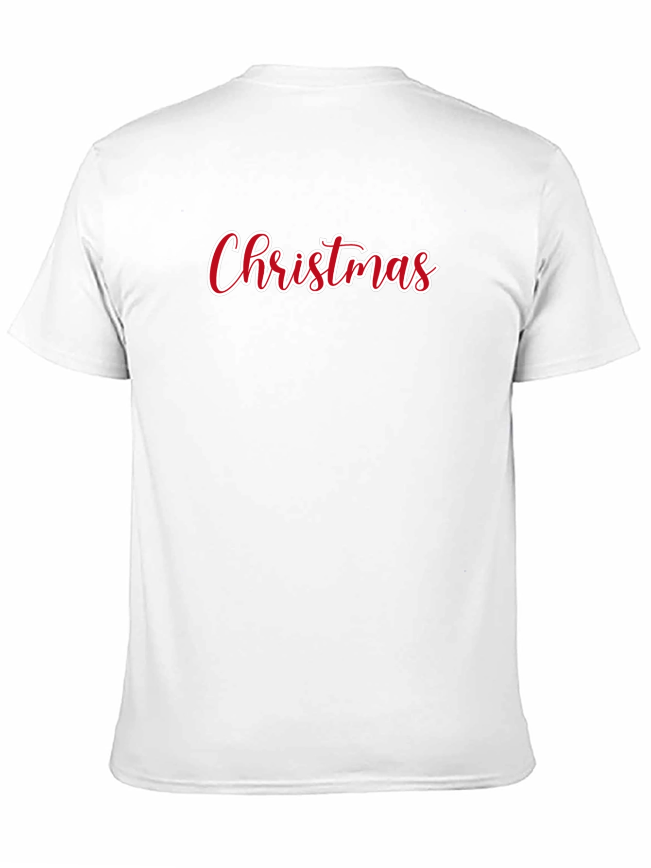 Christmas Script Black T-Shirt - Holiday Tee