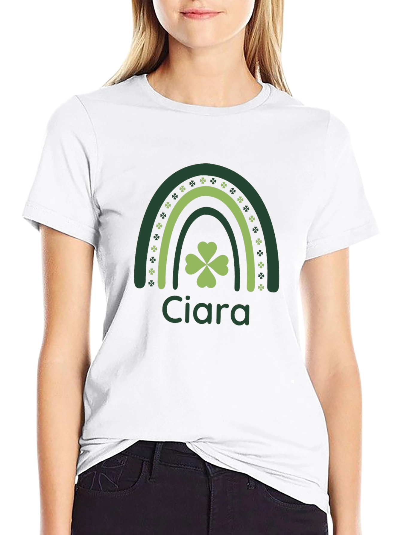 Personalized St. Patricks Day Rainbow T-Shirt