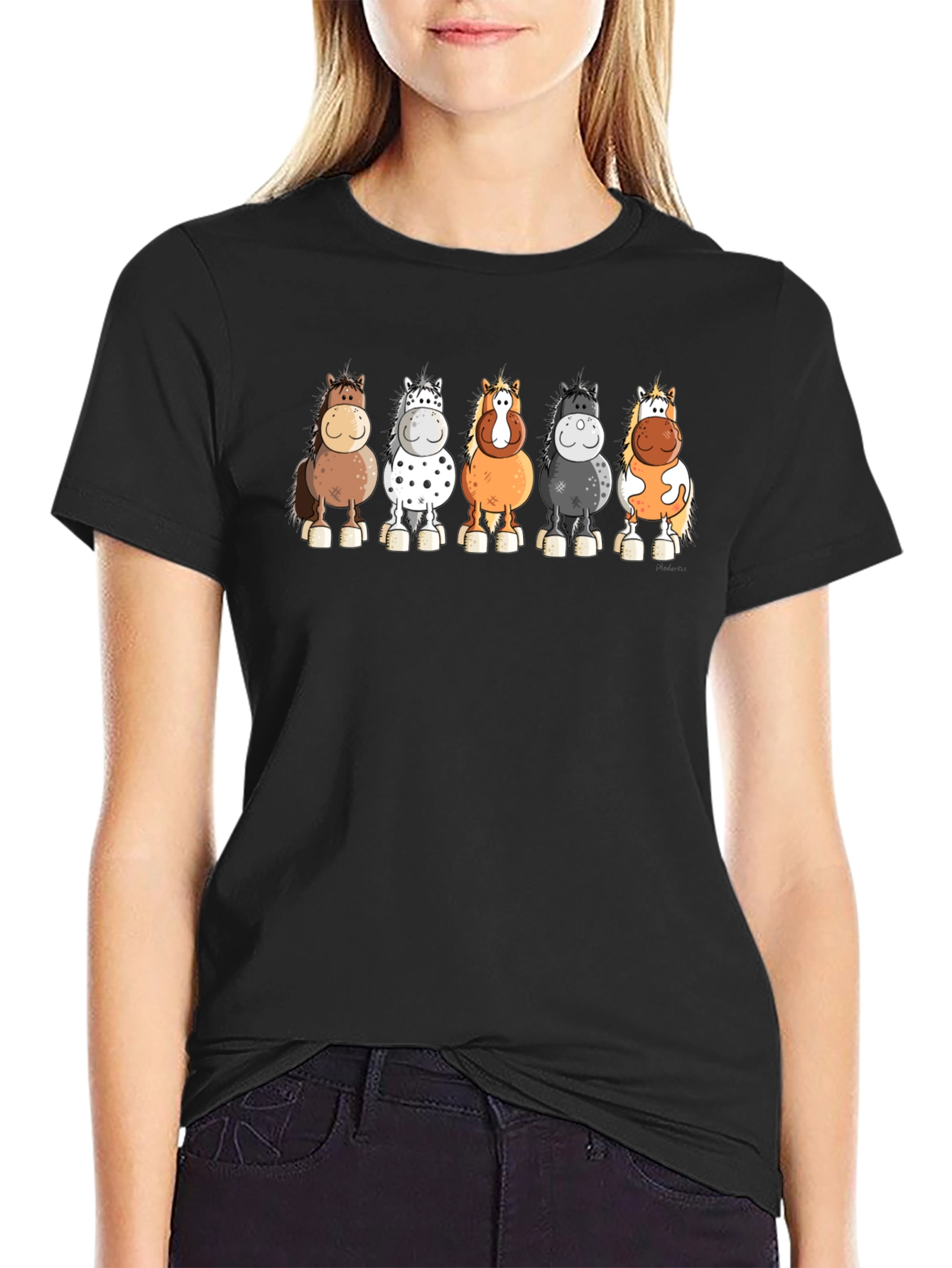 Cartoon Horse T-Shirt