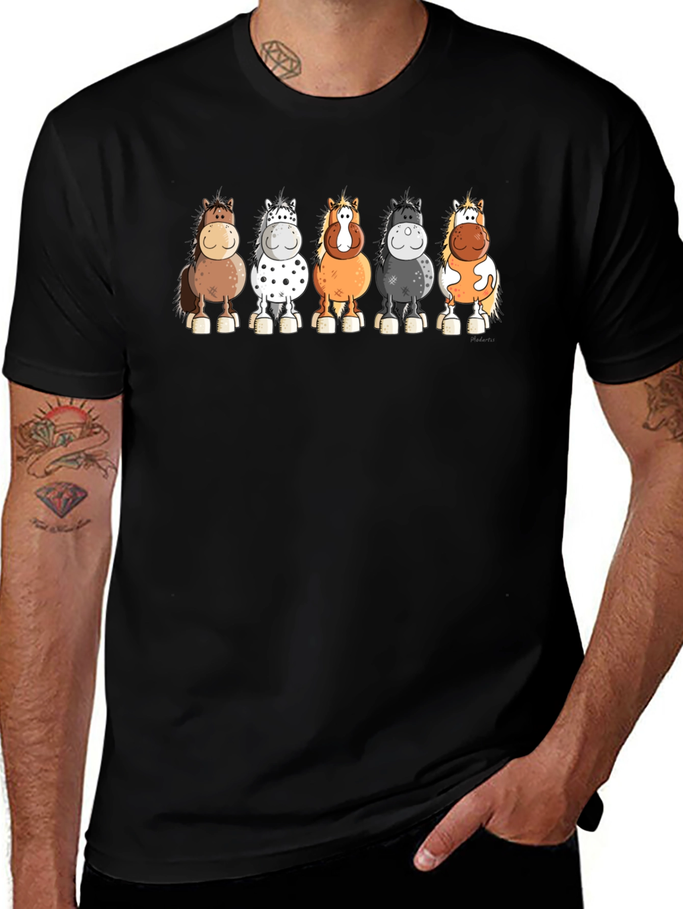 Cartoon Horse T-Shirt