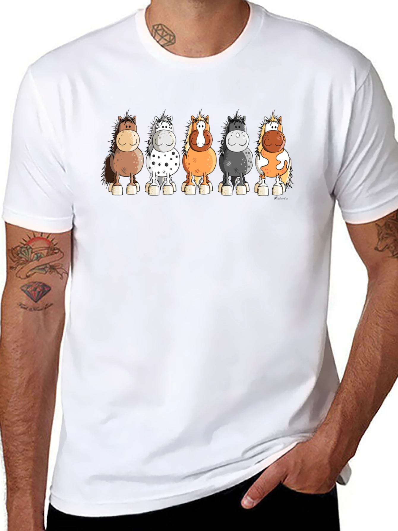 Cartoon Horse T-Shirt
