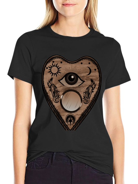 Mystic Eye Heart Graphic T-Shirt