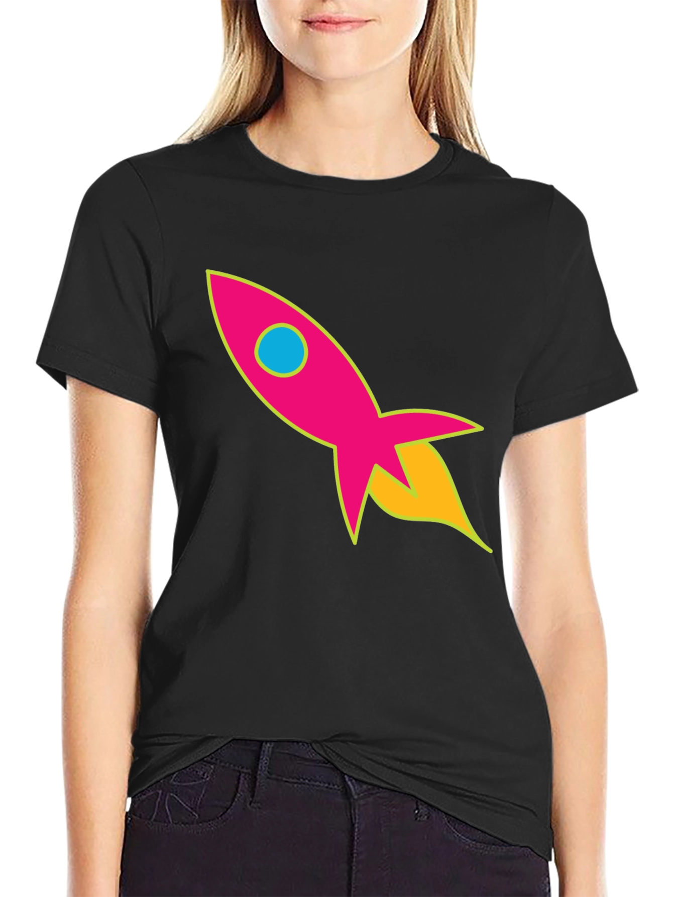 Retro Rocket T-Shirt - Blast Off in Style!