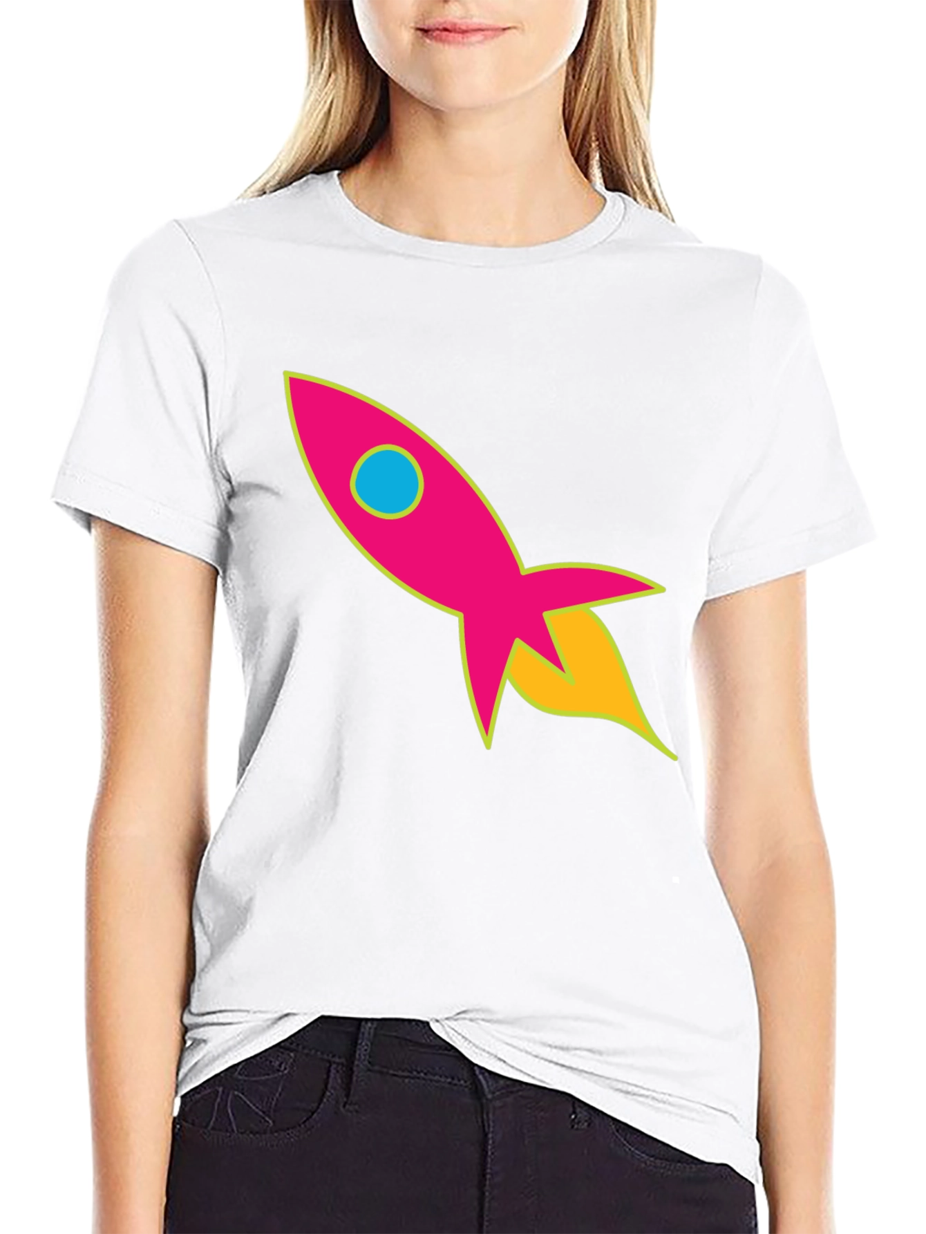 Retro Rocket T-Shirt - Blast Off in Style!