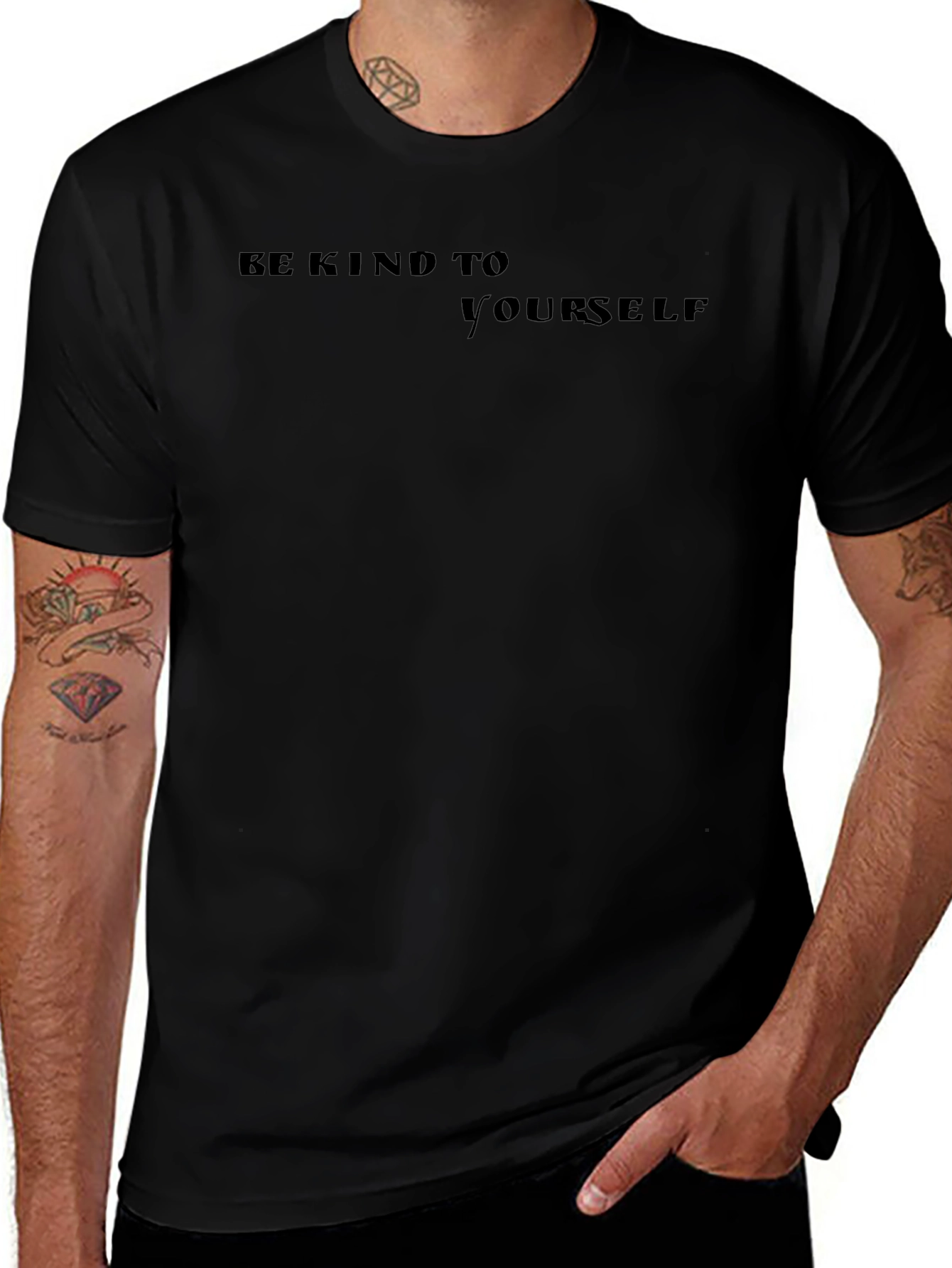 Be Kind to Yourself Black T-Shirt