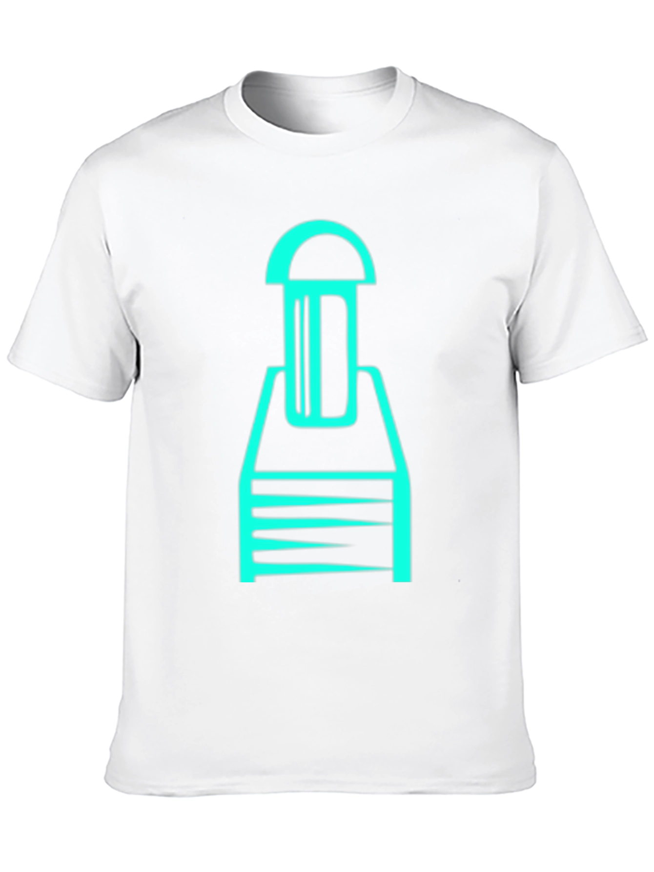 Modern Graphic Tee - Unique Design Black Shirt