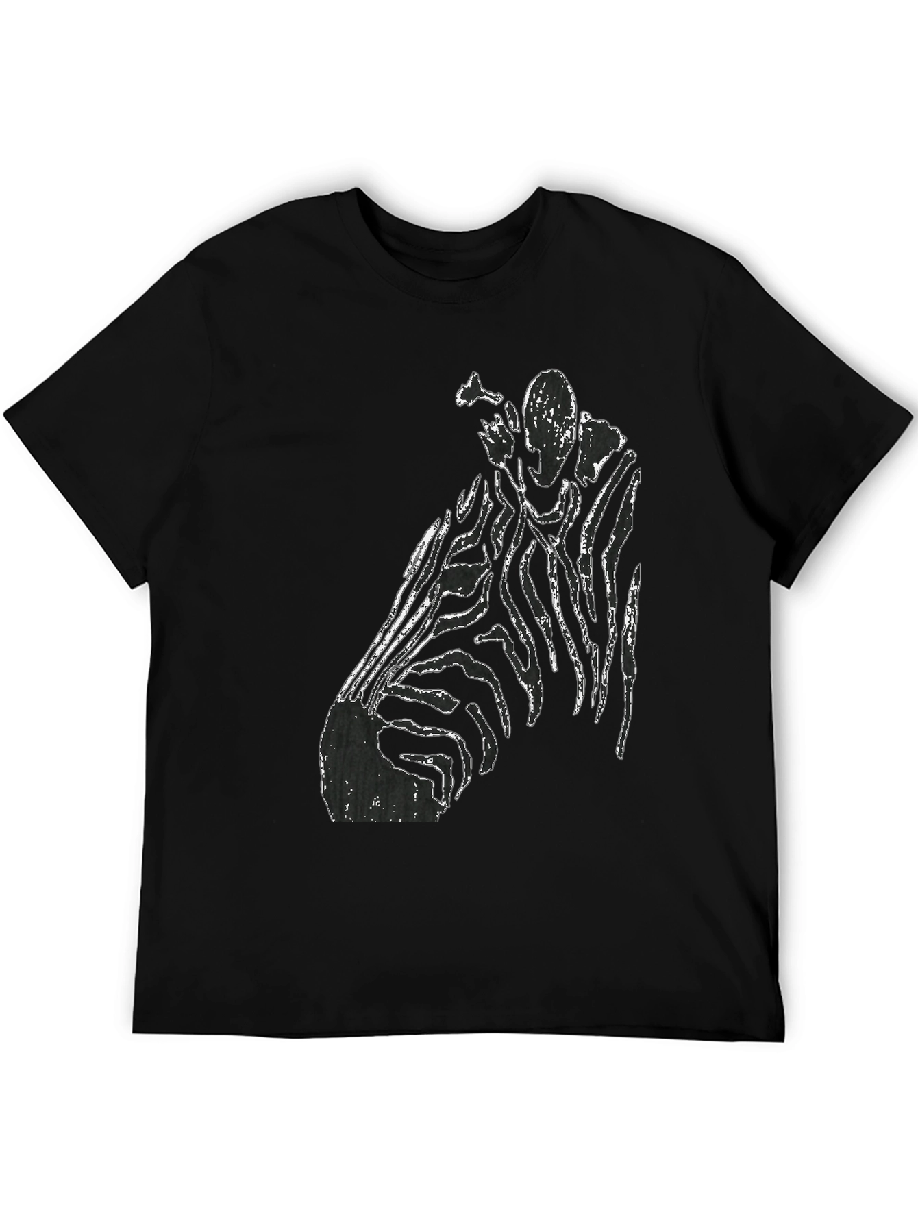 Unique Graphic Black T-Shirt