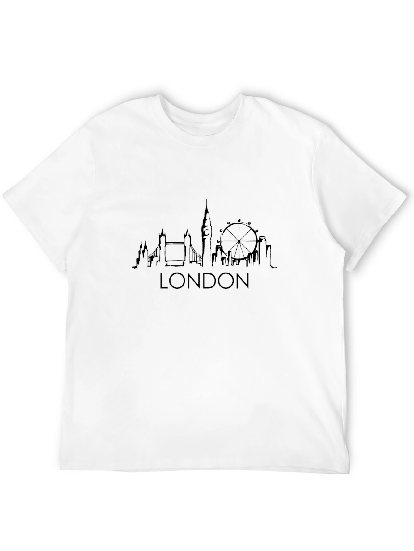 London Skyline Black T-Shirt