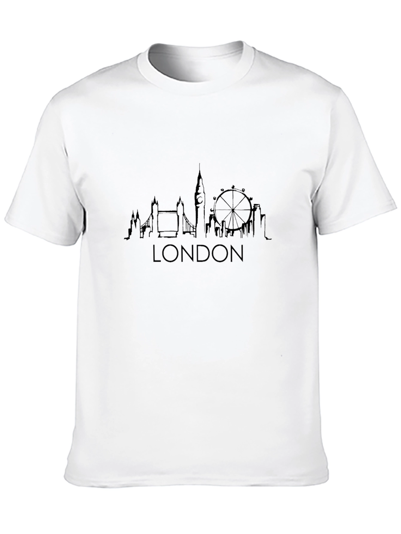 London Skyline Black T-Shirt