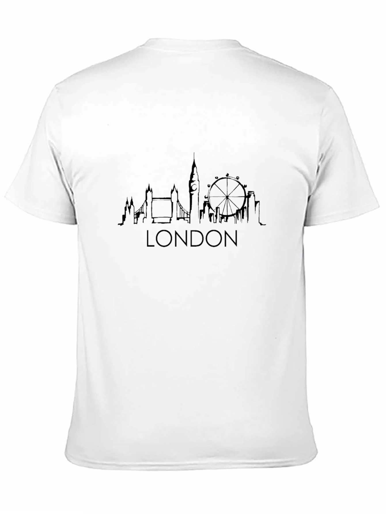 London Skyline Black T-Shirt