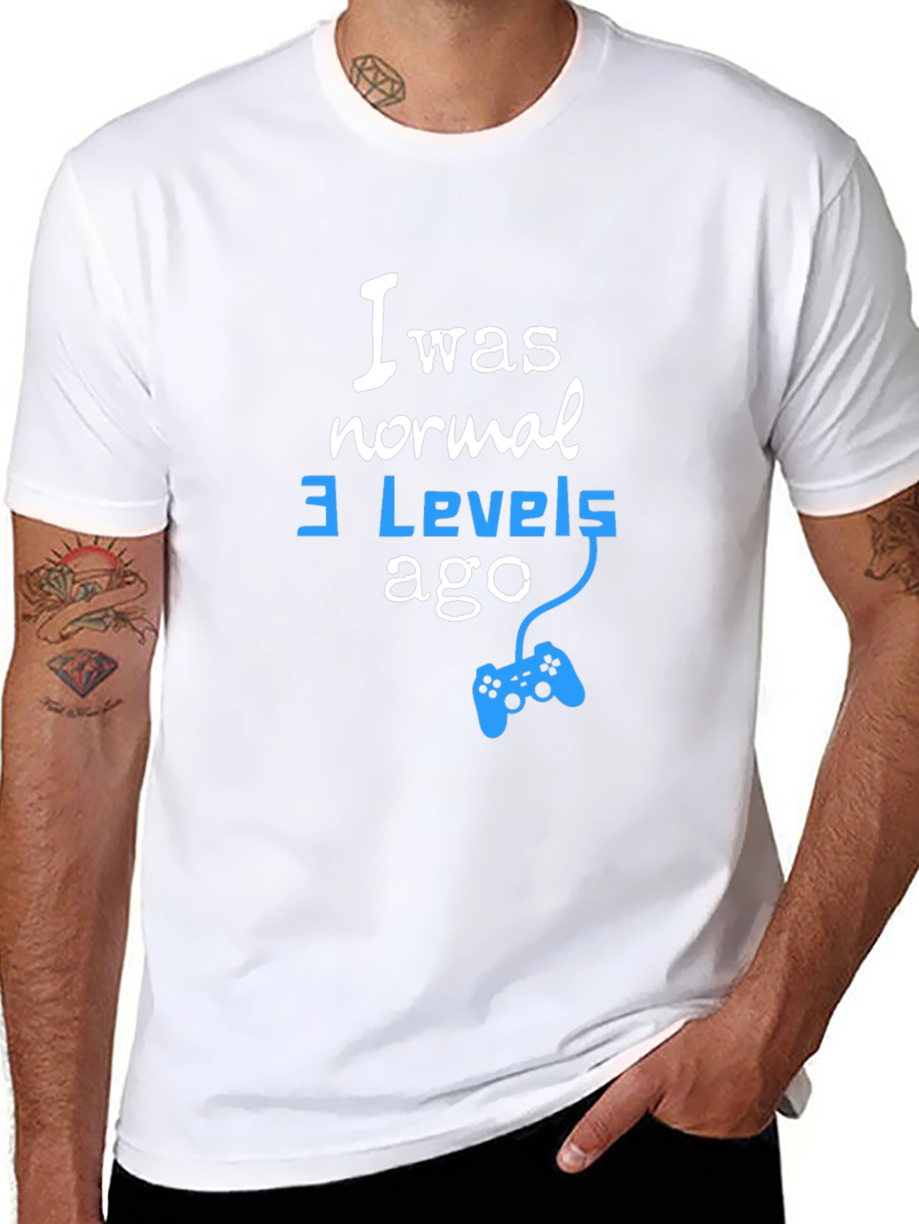 I Was Normal 3 Levels Ago Gamer T-Shirt