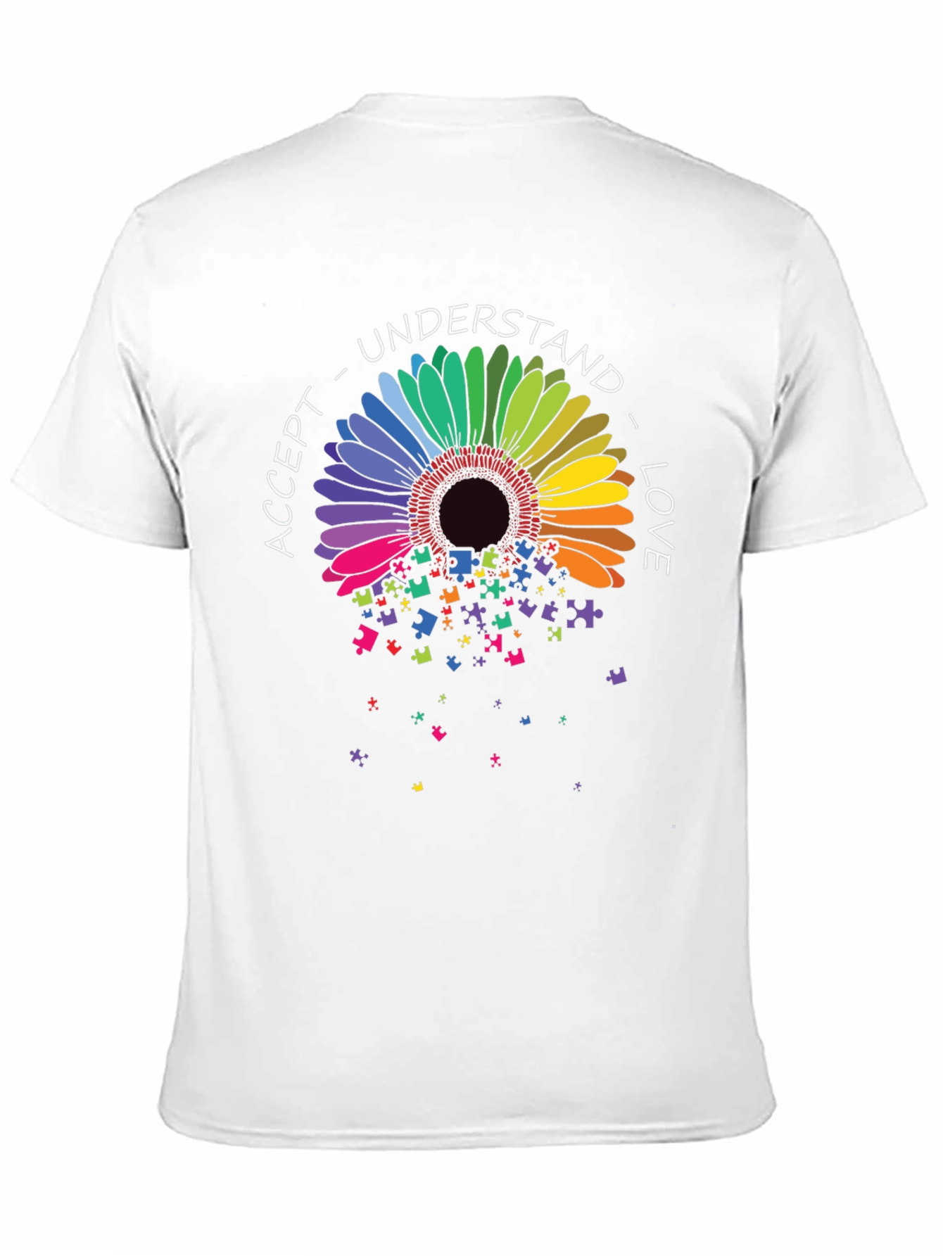 Autism Awareness T-Shirt - Accept Understand Love