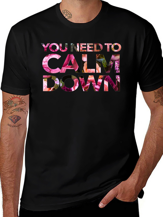 Floral Calm Down T-Shirt