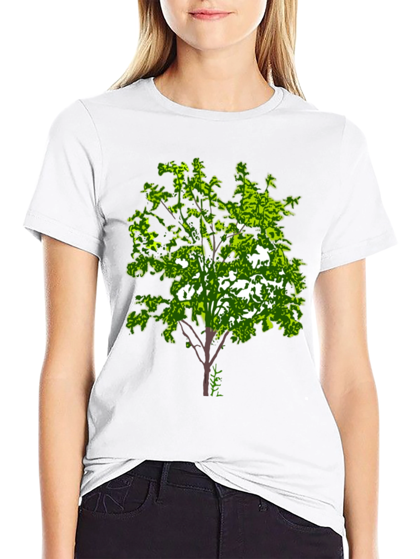 Arboreal Graphic Tee - Black Cotton Blend