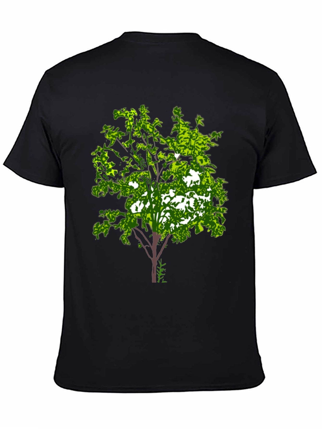 Arboreal Graphic Tee - Black Cotton Blend