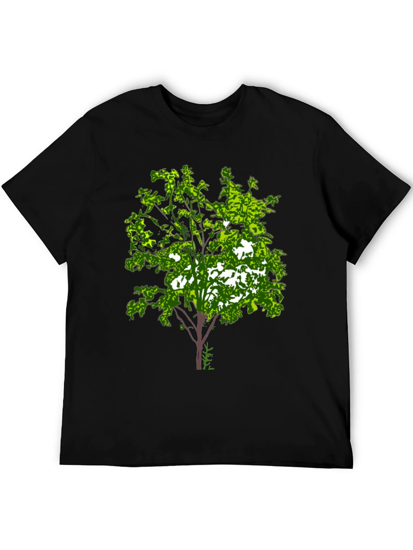 Arboreal Graphic Tee - Black Cotton Blend