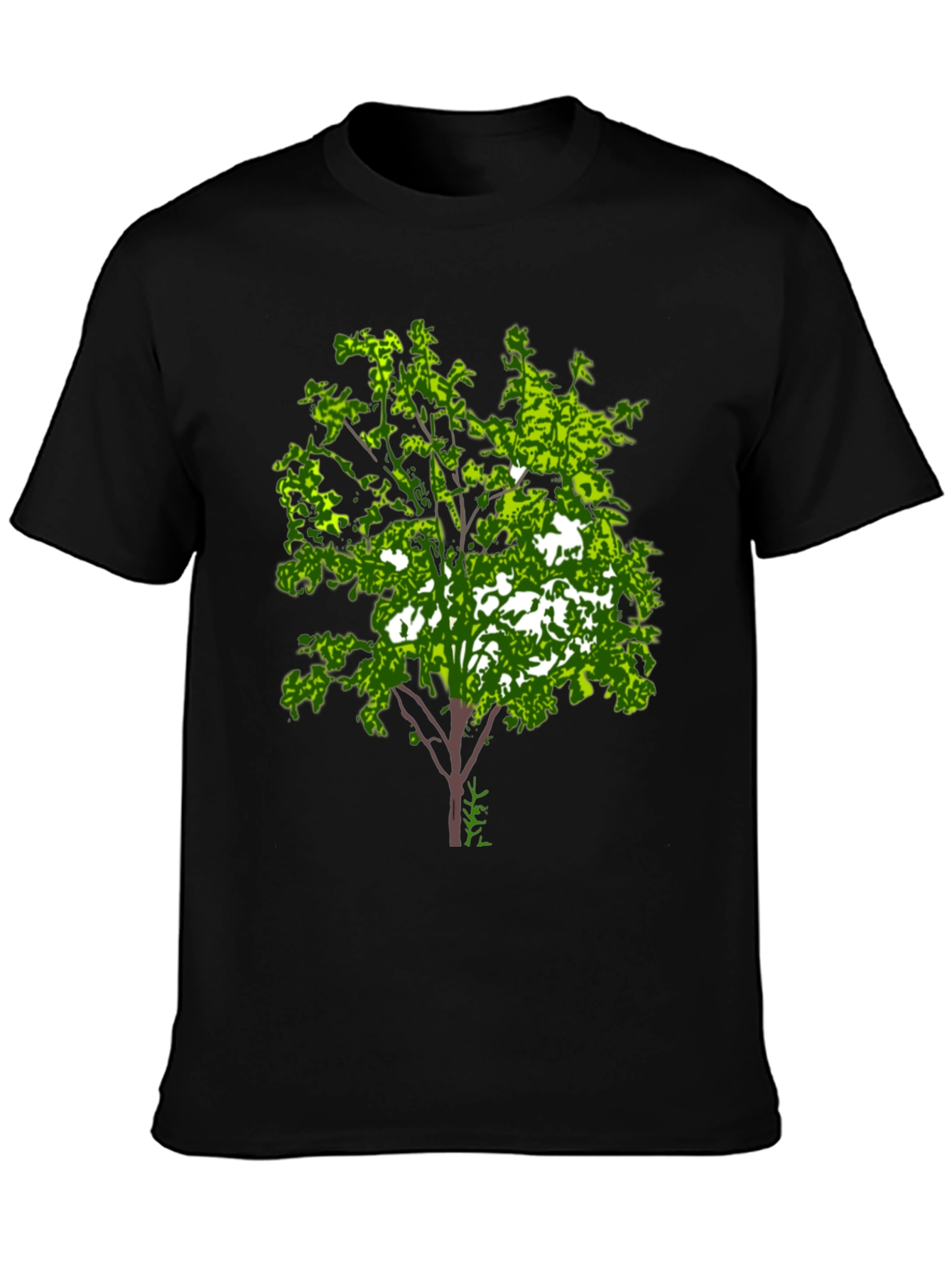 Arboreal Graphic Tee - Black Cotton Blend