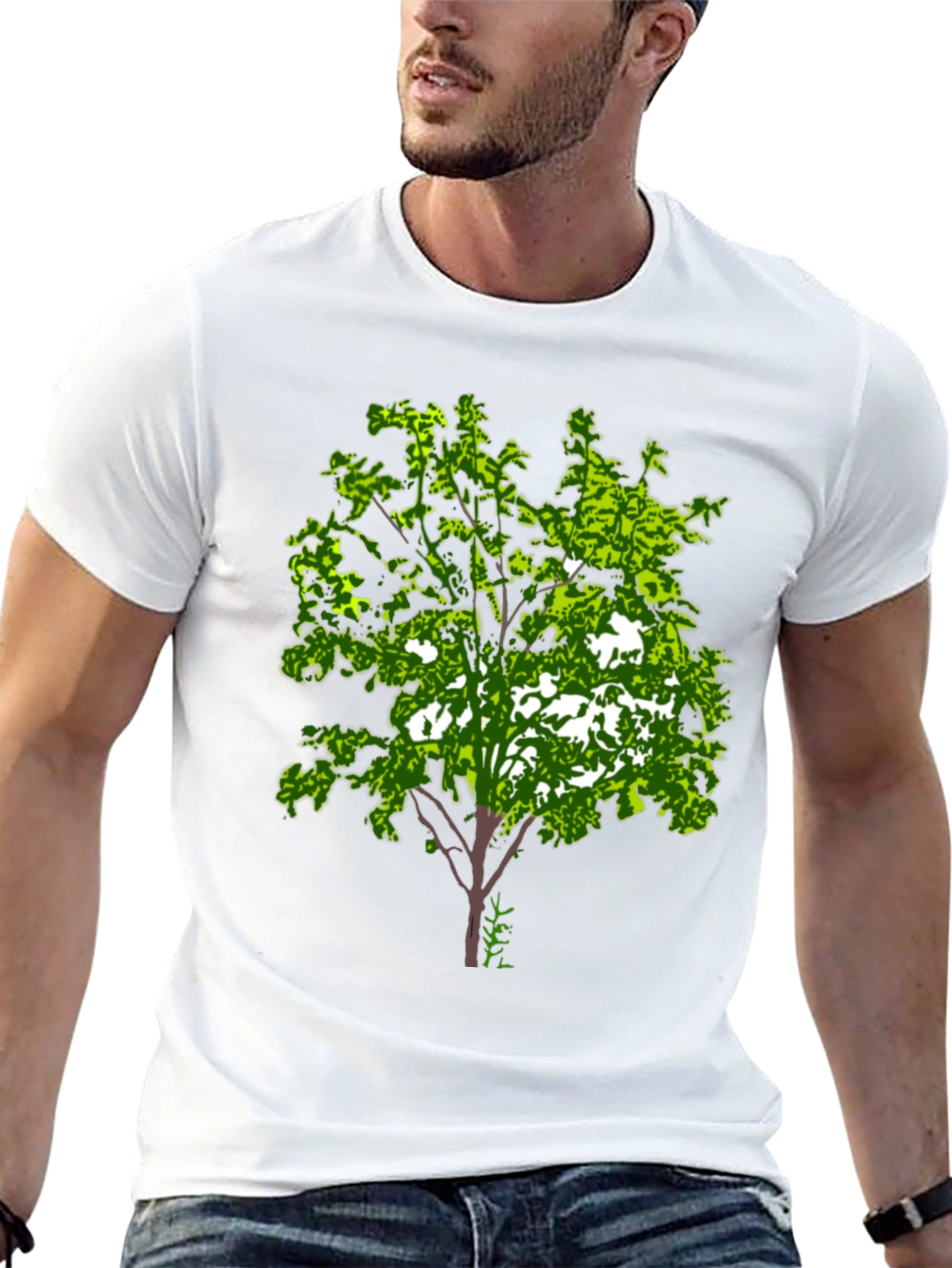 Arboreal Graphic Tee - Black Cotton Blend